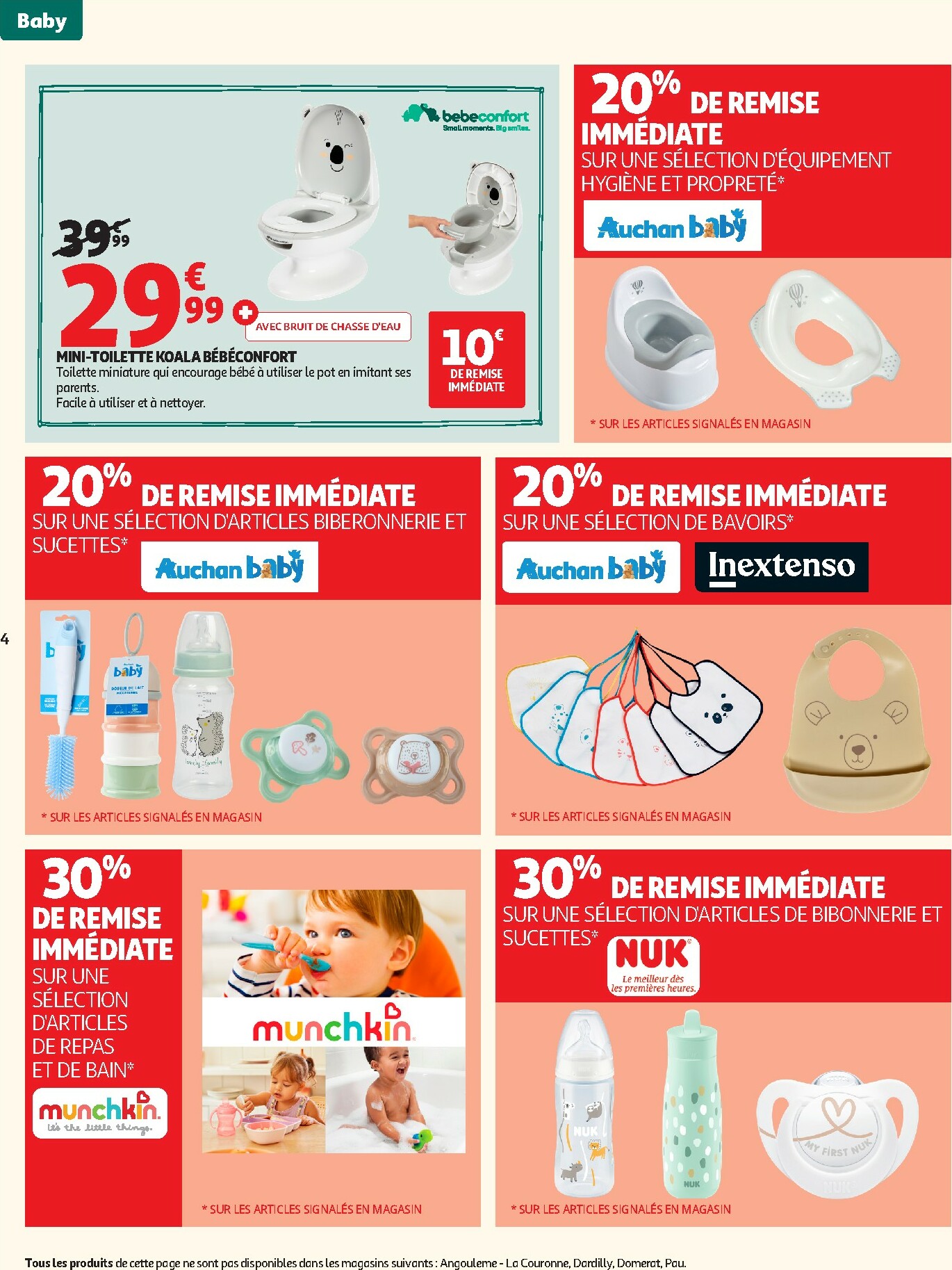 auchan - De Auchan - Tout pour votre bébé folder geldig vanaf 06/01 t/m 18/01 - page: 4
