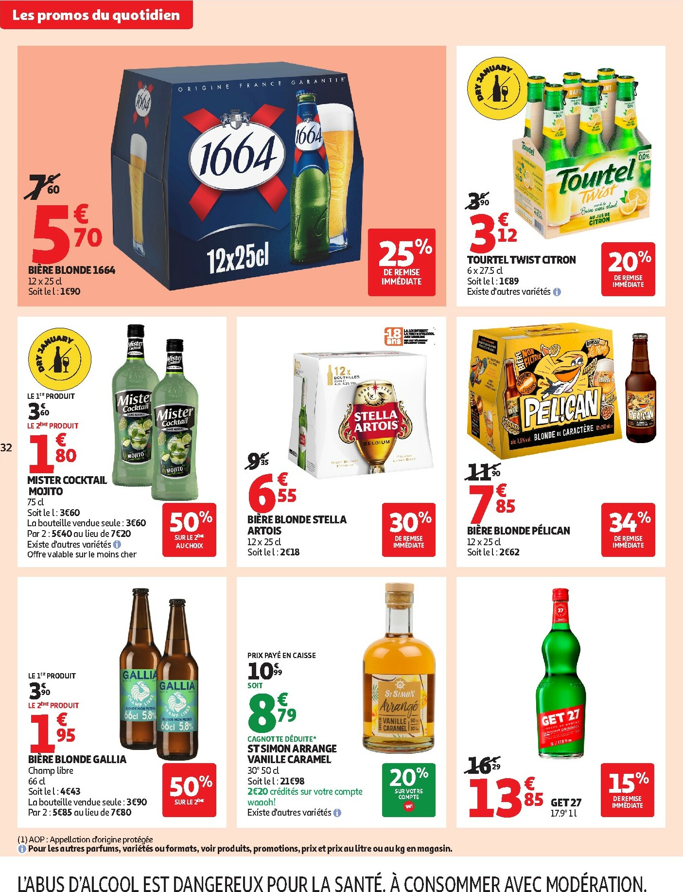 auchan - De Auchan - Tout pour votre bébé folder geldig vanaf 06/01 t/m 18/01 - page: 32