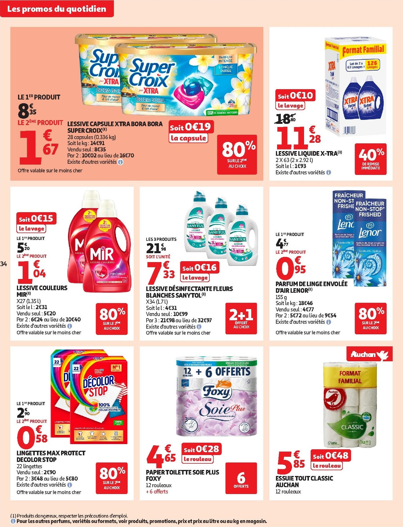 auchan - De Auchan - Tout pour votre bébé folder geldig vanaf 06/01 t/m 18/01 - page: 34