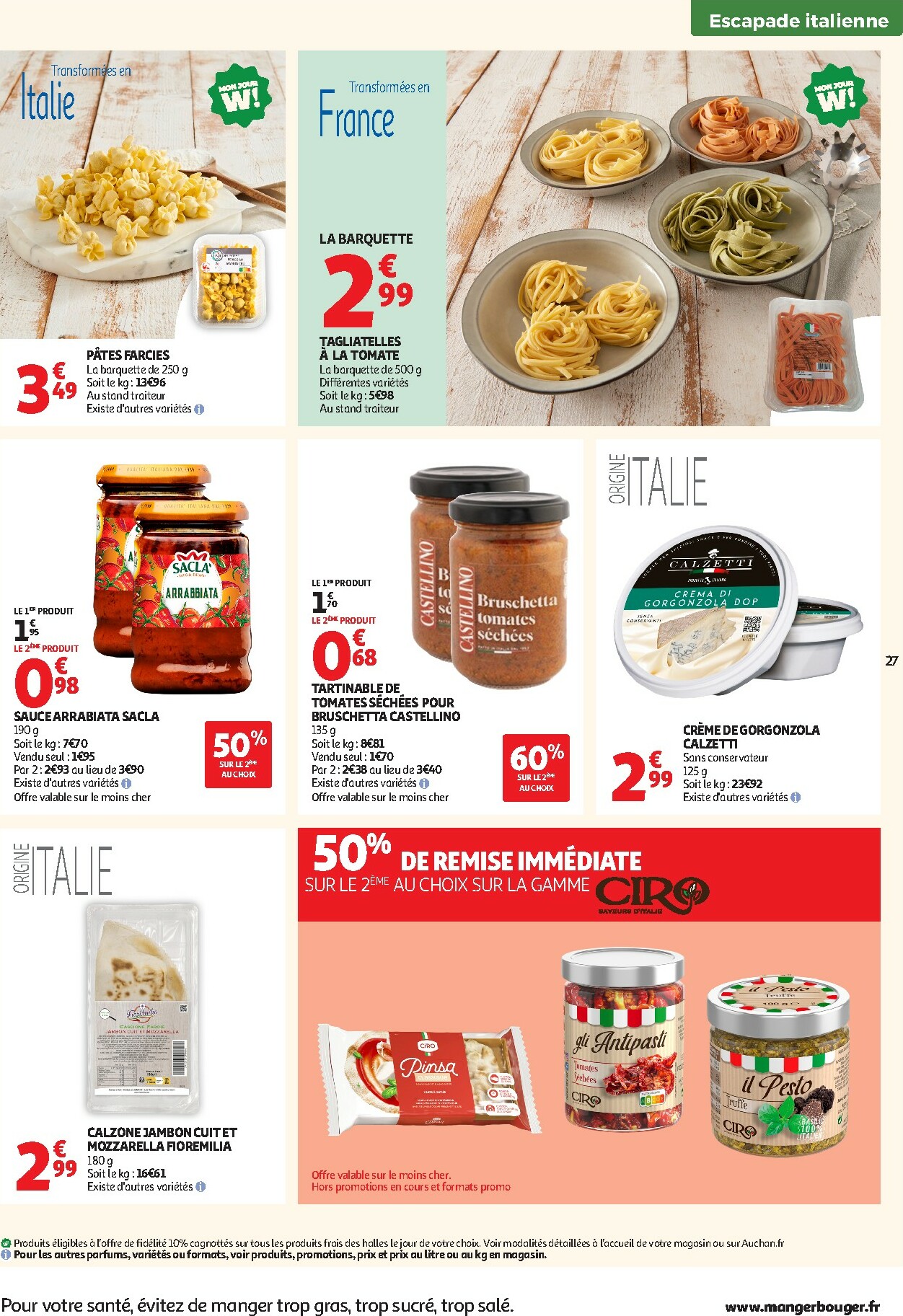 auchan - De Auchan - Petits prix 1, 2, 3 € folder geldig vanaf 13/01 t/m 25/01 - page: 27