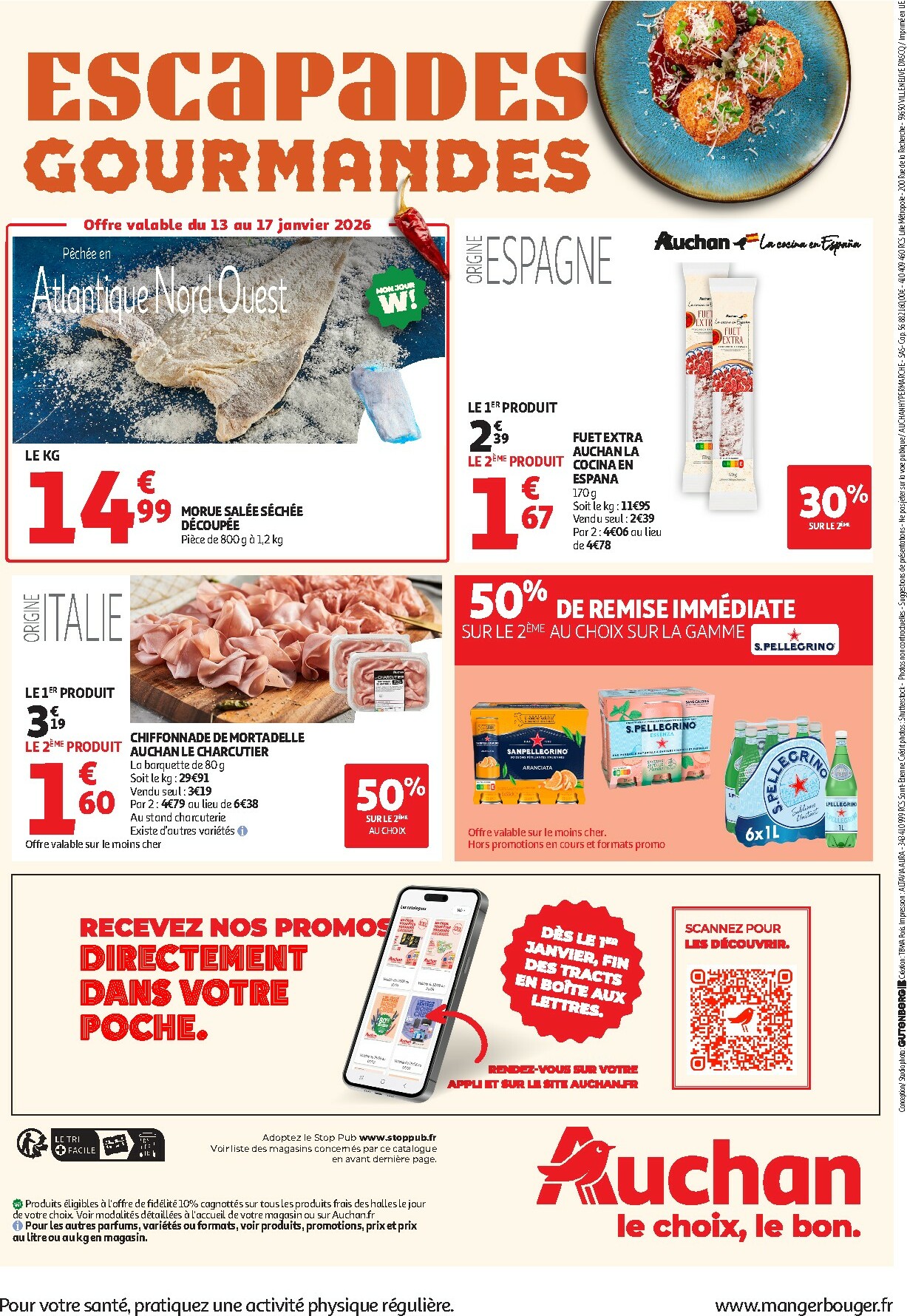 auchan - De Auchan - Petits prix 1, 2, 3 € folder geldig vanaf 13/01 t/m 25/01 - page: 46