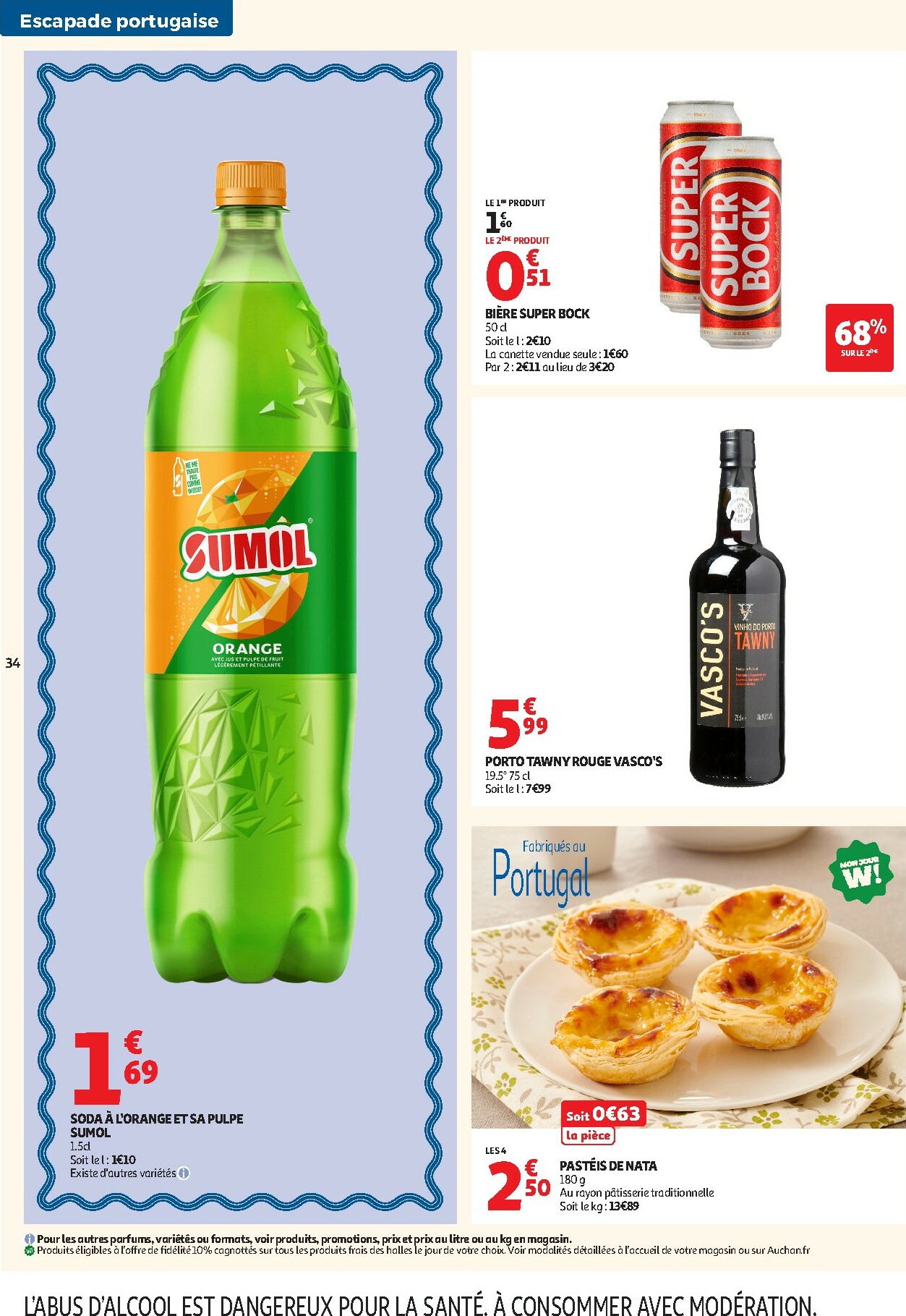 auchan - De Auchan - Petits prix 1, 2, 3 € folder geldig vanaf 13/01 t/m 25/01 - page: 34