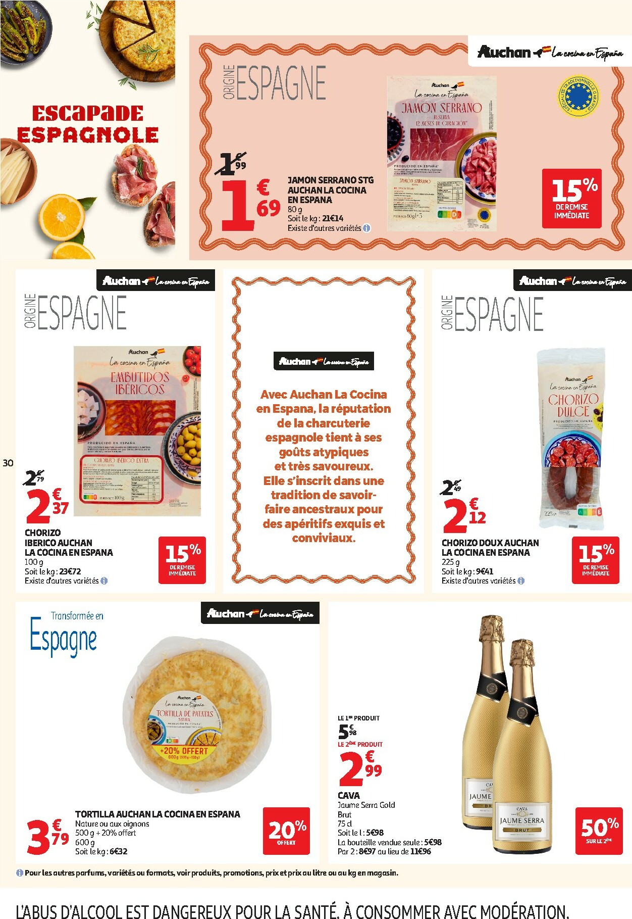 auchan - De Auchan - Petits prix 1, 2, 3 € folder geldig vanaf 13/01 t/m 25/01 - page: 30