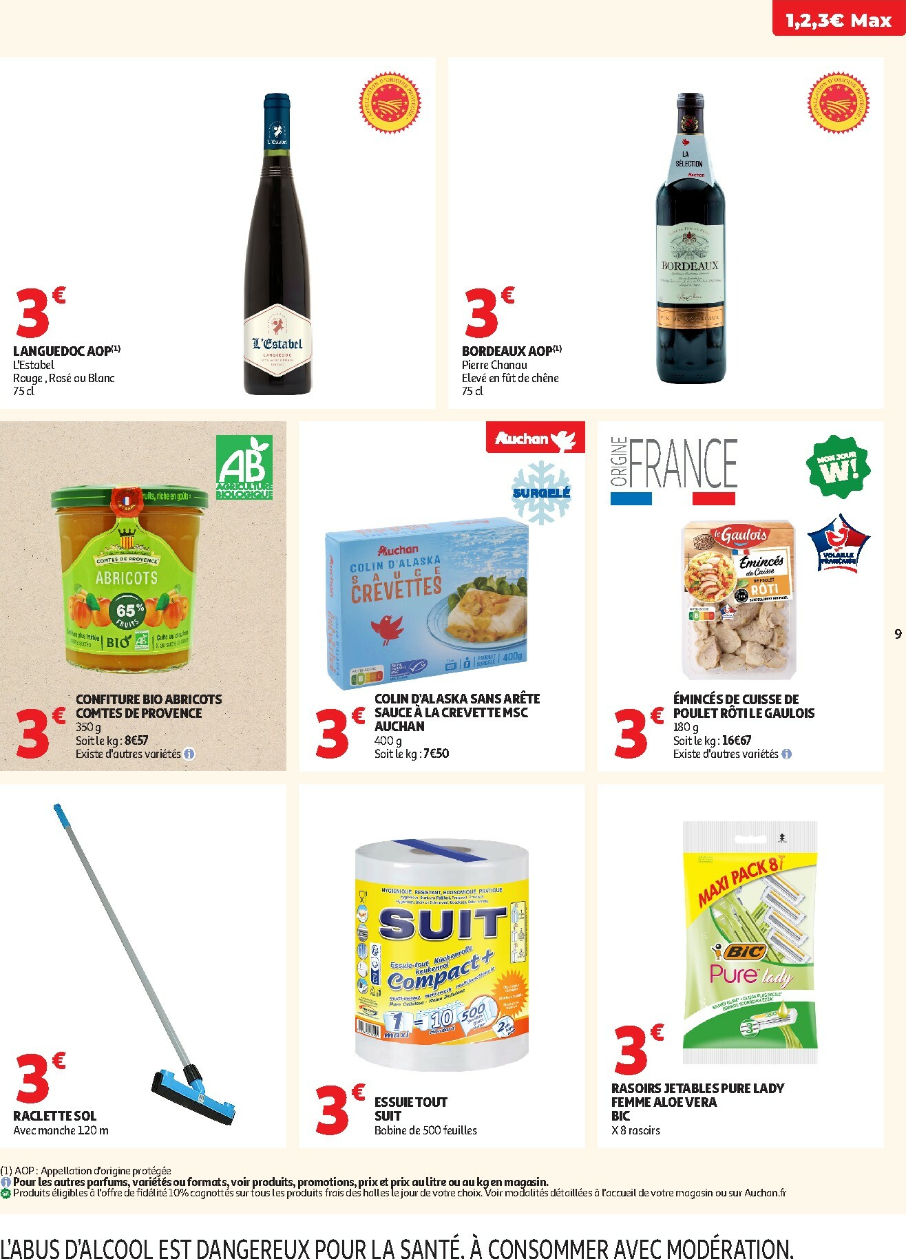 auchan - De Auchan Supermarché - Petits prix savoureux folder geldig vanaf 13/01 t/m 24/01 - page: 9