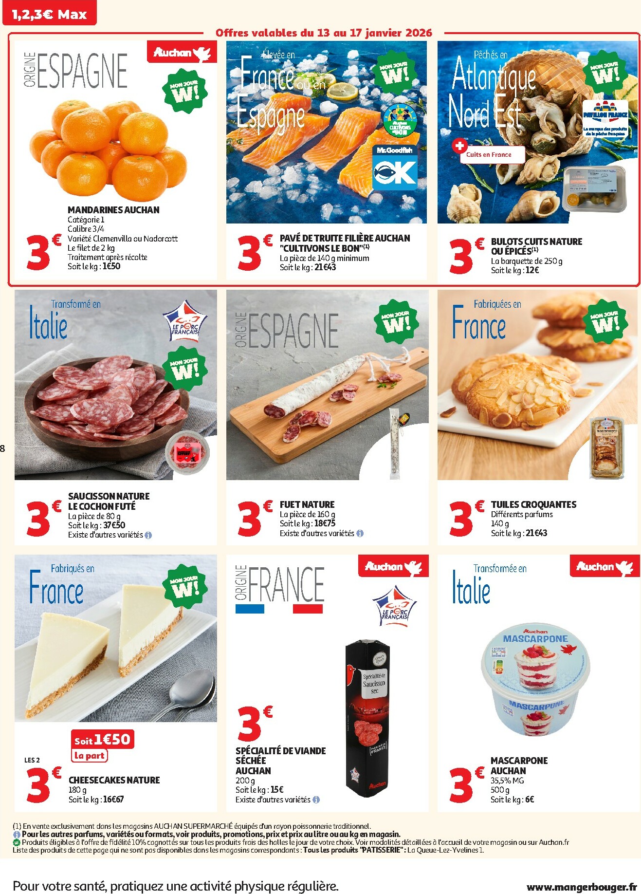 auchan - De Auchan Supermarché - Petits prix savoureux folder geldig vanaf 13/01 t/m 24/01 - page: 8