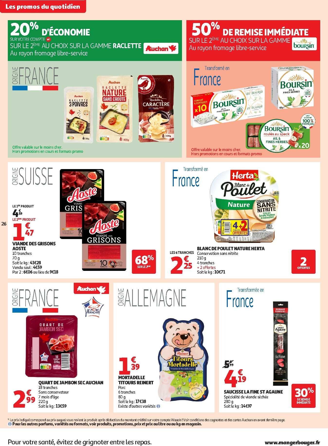 auchan - De Auchan Supermarché - Petits prix savoureux folder geldig vanaf 13/01 t/m 24/01 - page: 26