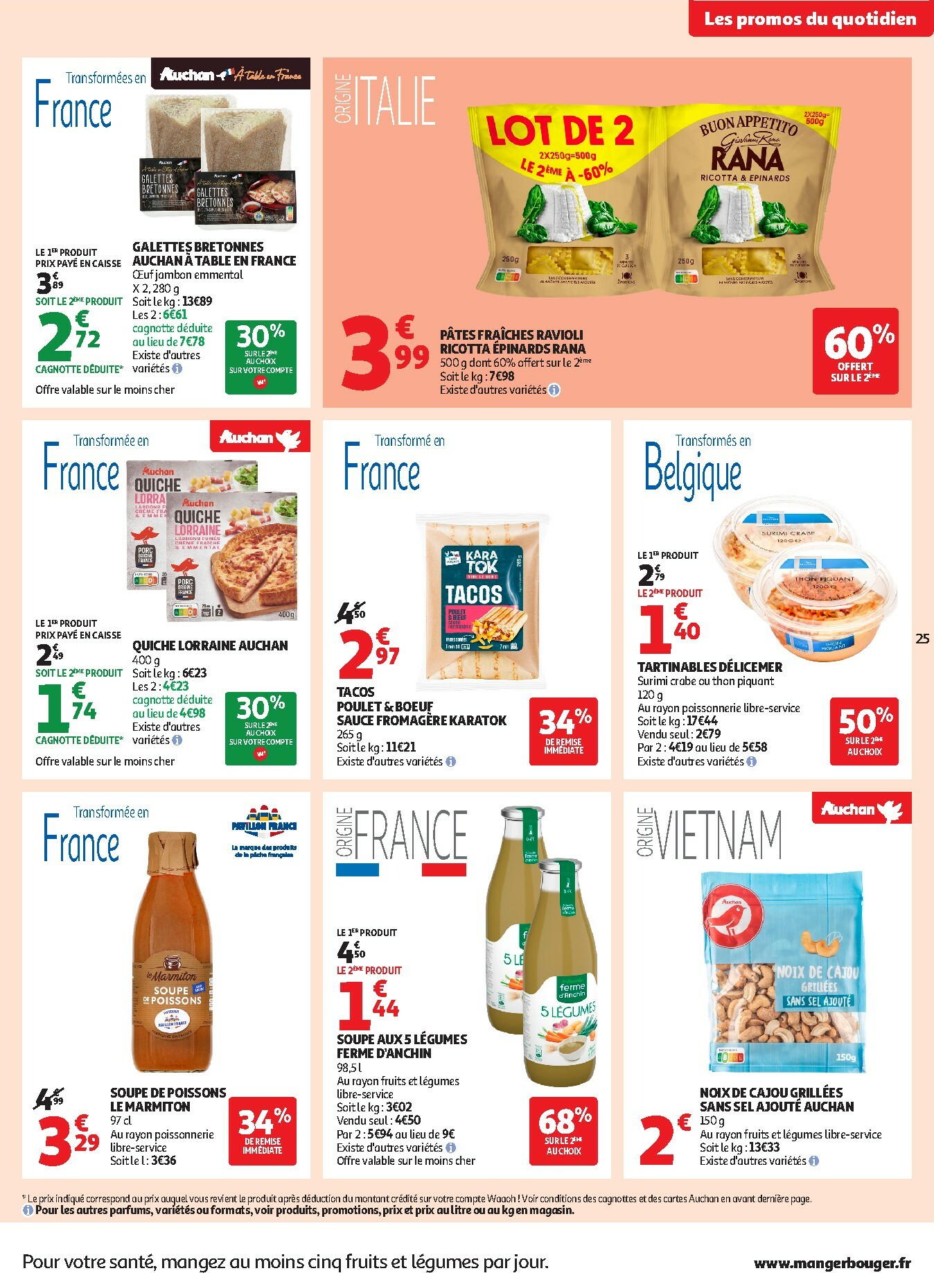 auchan - De Auchan Supermarché - Petits prix savoureux folder geldig vanaf 13/01 t/m 24/01 - page: 25