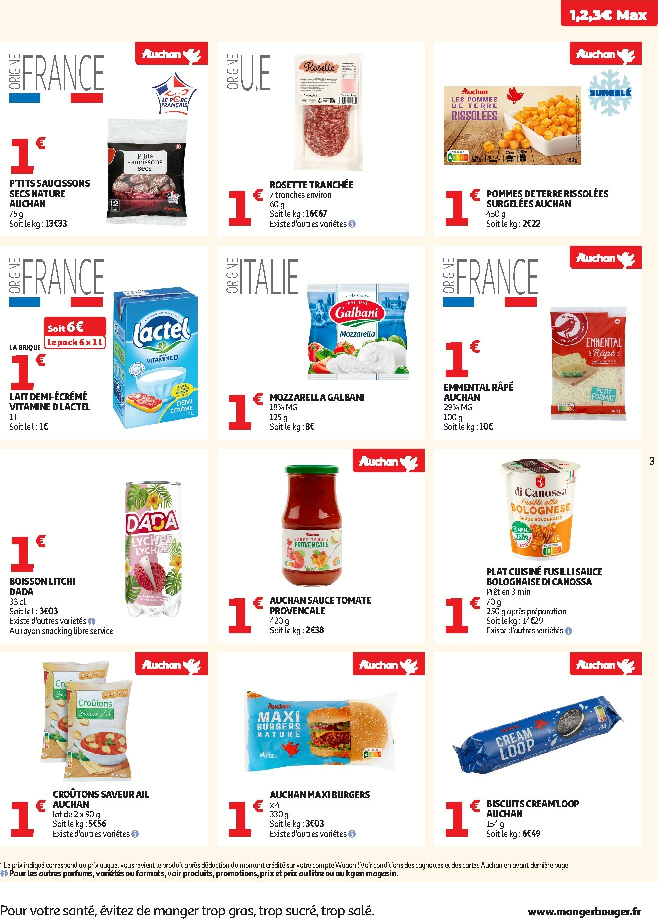 auchan - De Auchan Supermarché - Petits prix savoureux folder geldig vanaf 13/01 t/m 24/01 - page: 3