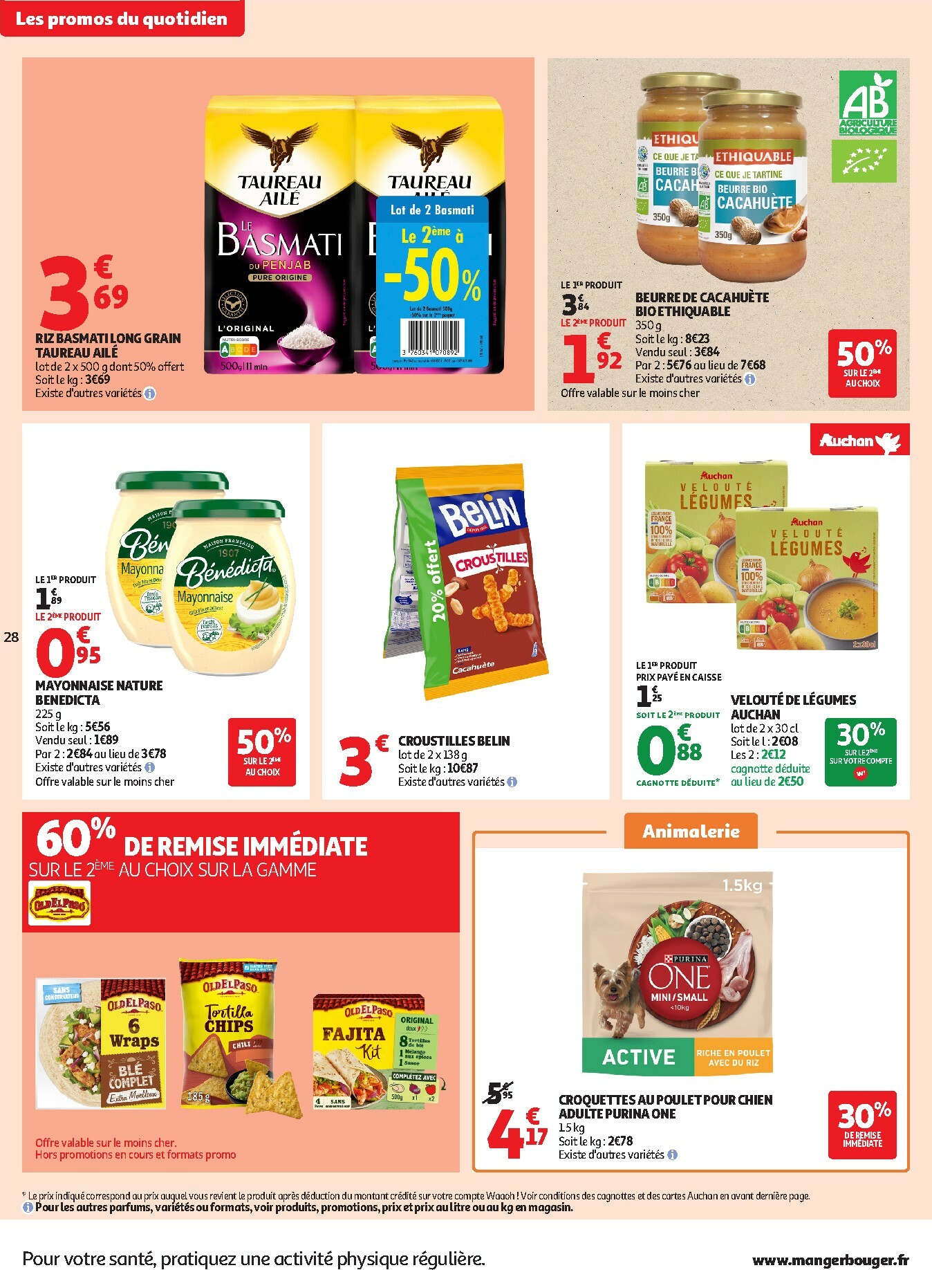 auchan - De Auchan Supermarché - Petits prix savoureux folder geldig vanaf 13/01 t/m 24/01 - page: 28