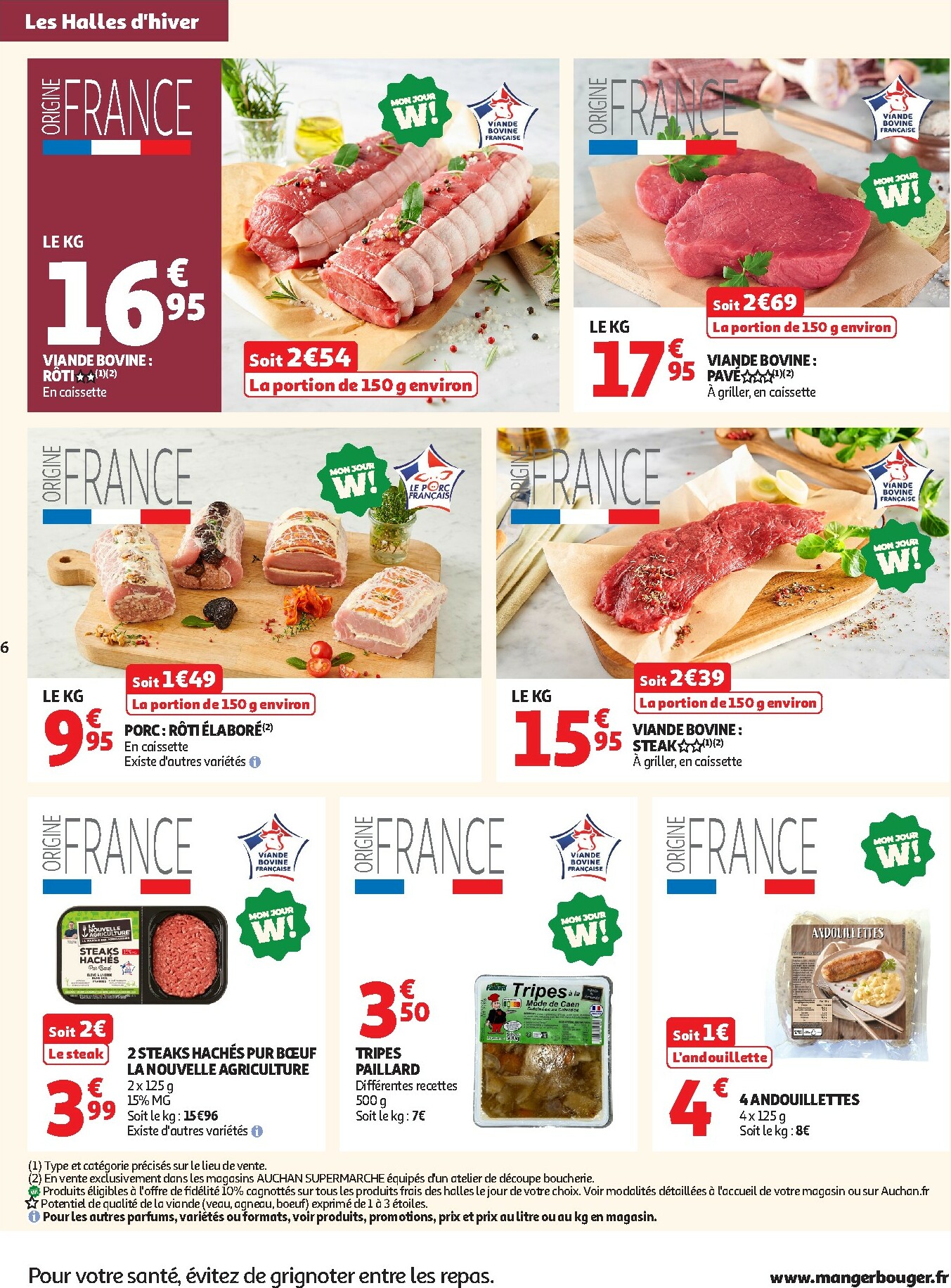 auchan - De Auchan Supermaché - Crêpes, produits frais folder geldig vanaf 20/01 t/m 24/01 - page: 6