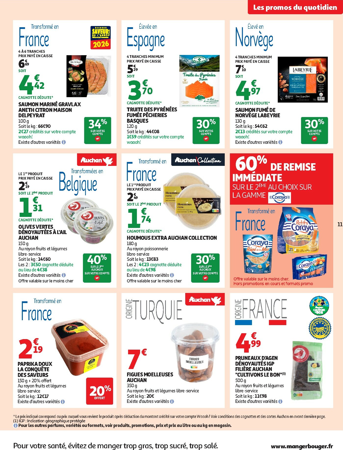 auchan - De Auchan Supermaché - Crêpes, produits frais folder geldig vanaf 20/01 t/m 24/01 - page: 11