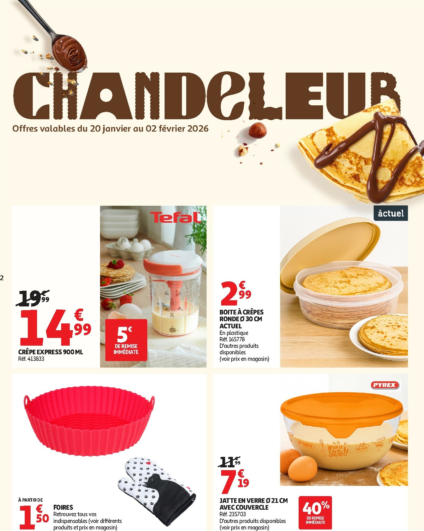 auchan - De Auchan - Chandeleur produits frais folder geldig vanaf 20/01 t/m 01/02 - page: 2