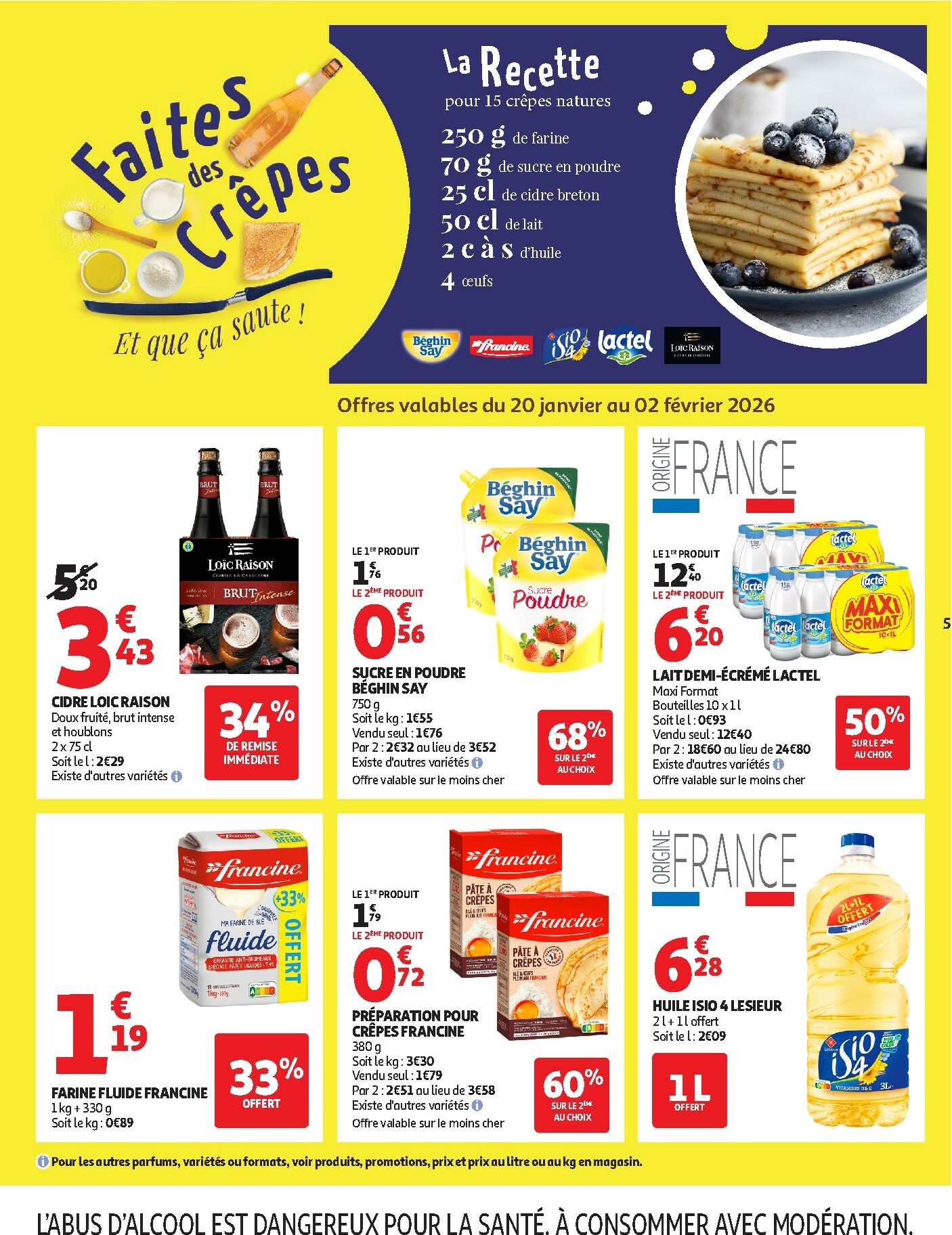 auchan - De Auchan - Chandeleur produits frais folder geldig vanaf 20/01 t/m 01/02 - page: 5
