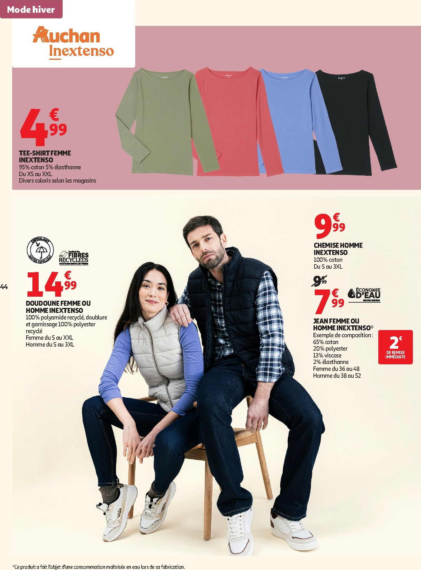 auchan - De Auchan - Chandeleur produits frais folder geldig vanaf 20/01 t/m 01/02 - page: 44