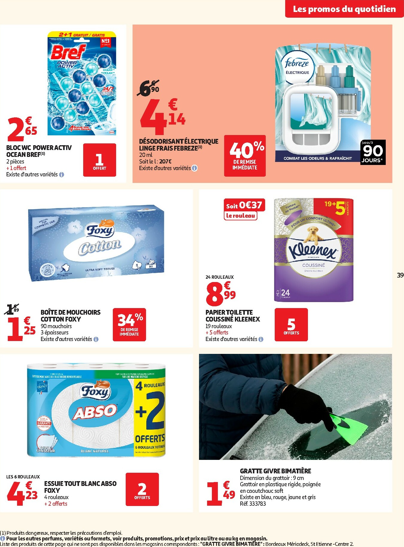 auchan - De Auchan - Chandeleur produits frais folder geldig vanaf 20/01 t/m 01/02 - page: 39