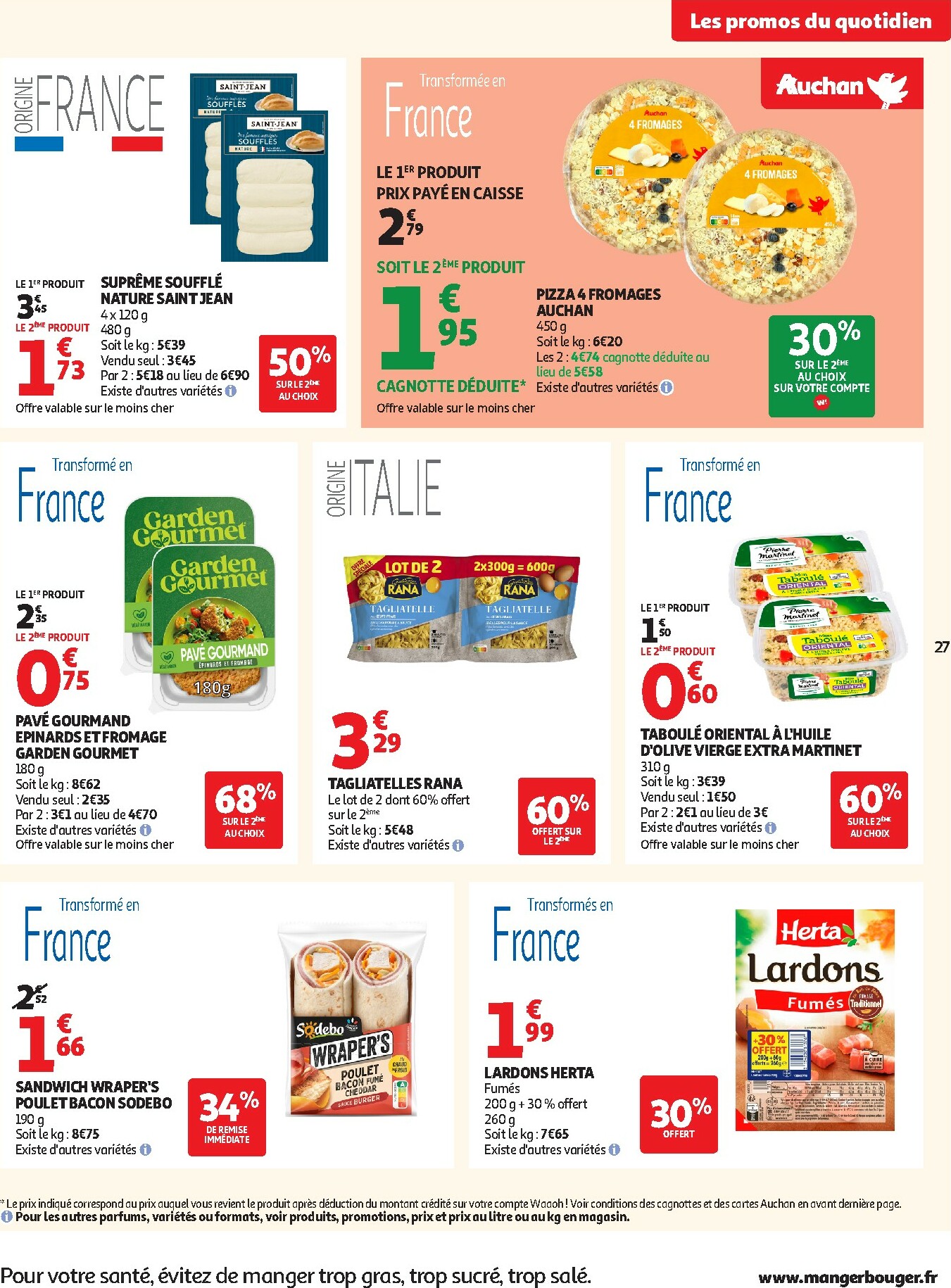 auchan - De Auchan - Chandeleur produits frais folder geldig vanaf 20/01 t/m 01/02 - page: 27