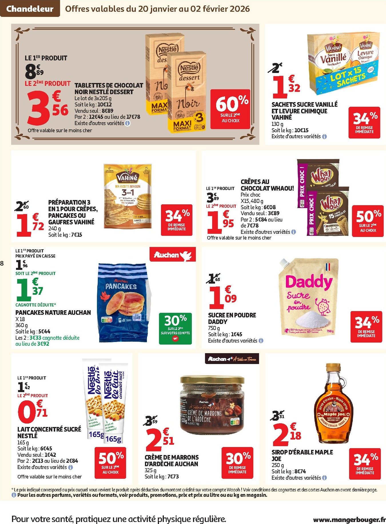 auchan - De Auchan - Chandeleur produits frais folder geldig vanaf 20/01 t/m 01/02 - page: 8