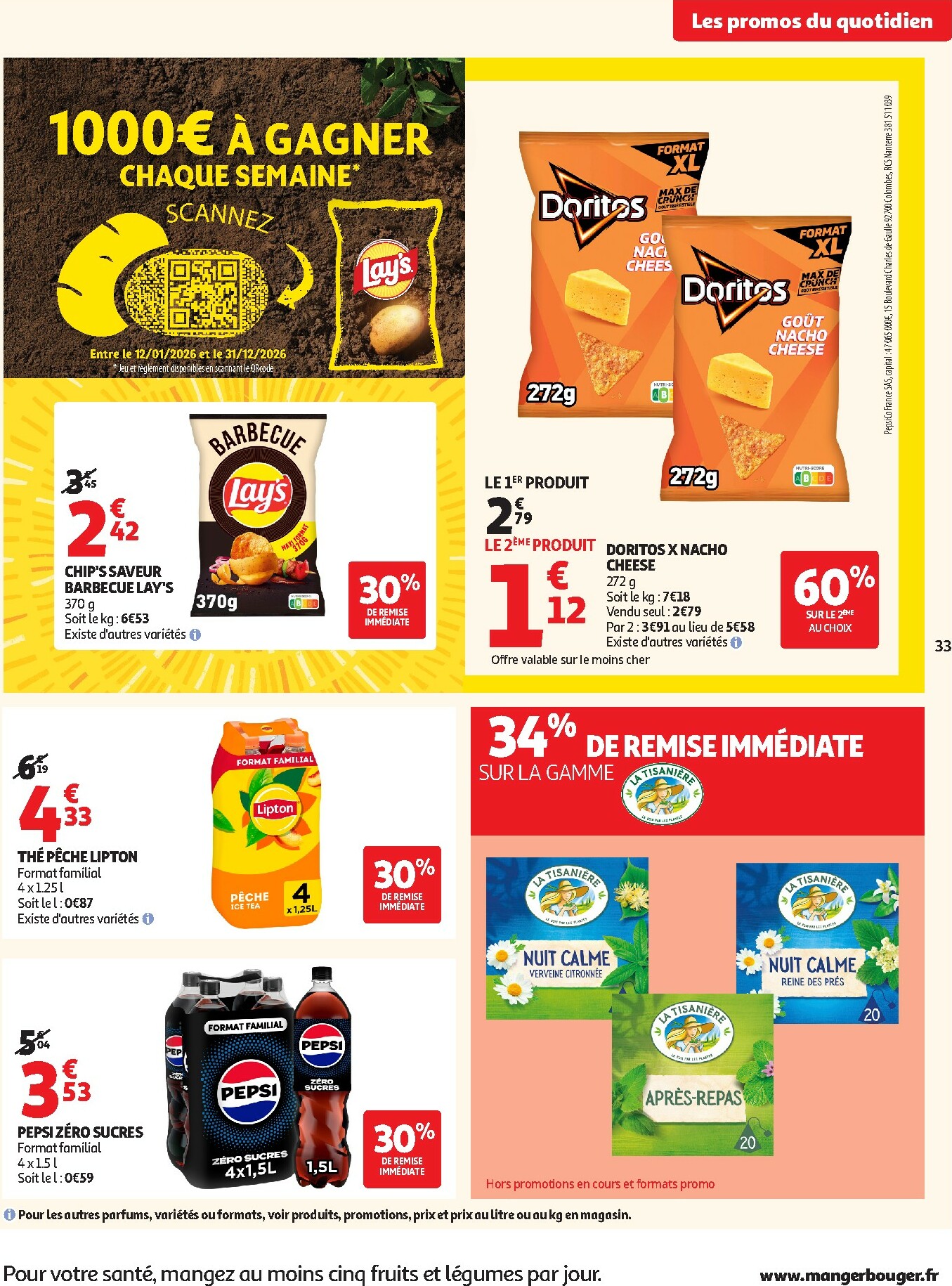 auchan - De Auchan - Chandeleur produits frais folder geldig vanaf 20/01 t/m 01/02 - page: 33