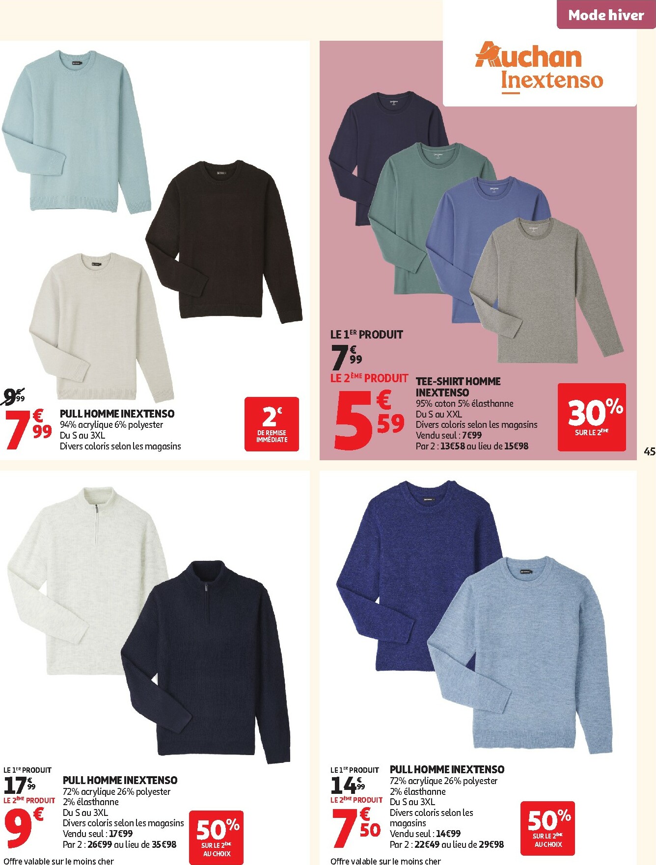 auchan - De Auchan - Chandeleur produits frais folder geldig vanaf 20/01 t/m 01/02 - page: 45