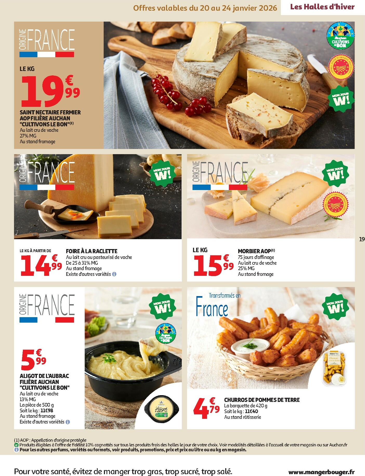 auchan - De Auchan - Chandeleur produits frais folder geldig vanaf 20/01 t/m 01/02 - page: 19