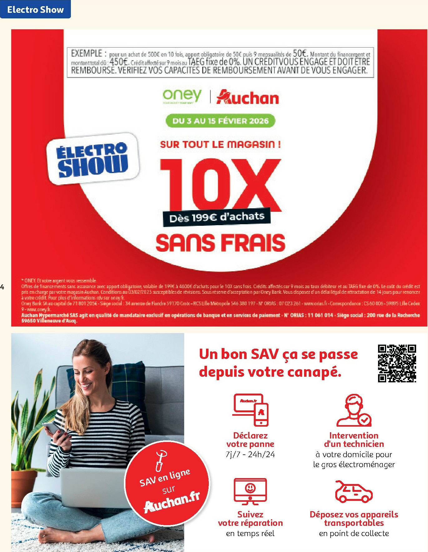 auchan - De Auchan - ElectroShow hypermarchés folder geldig vanaf 03/02/2026 t/m 15/02/2026 - page: 4
