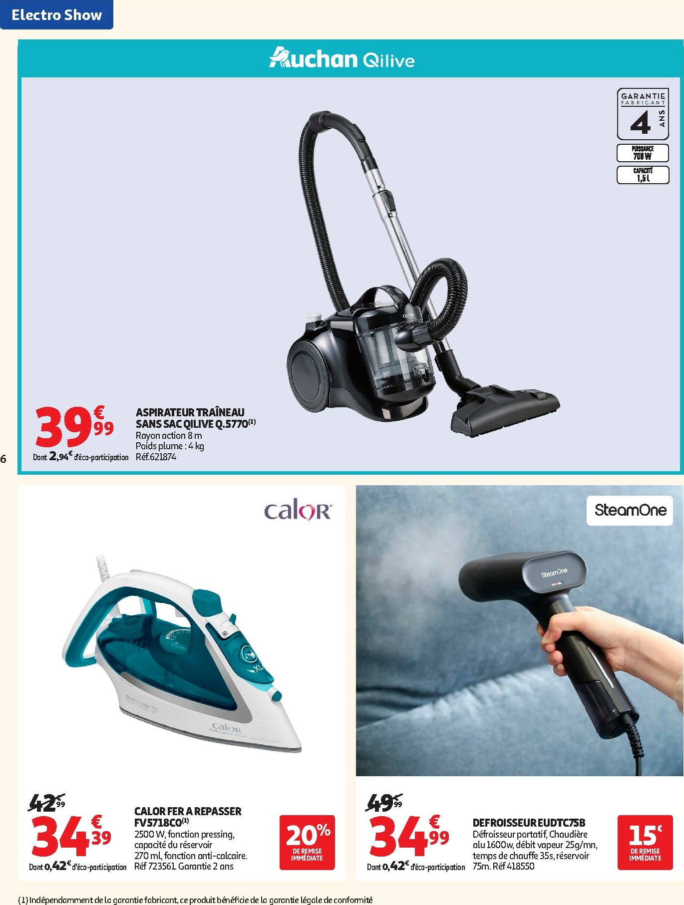 auchan - De Auchan - ElectroShow supermarchés folder geldig vanaf 03/02/2026 t/m 14/02/2026 - page: 6