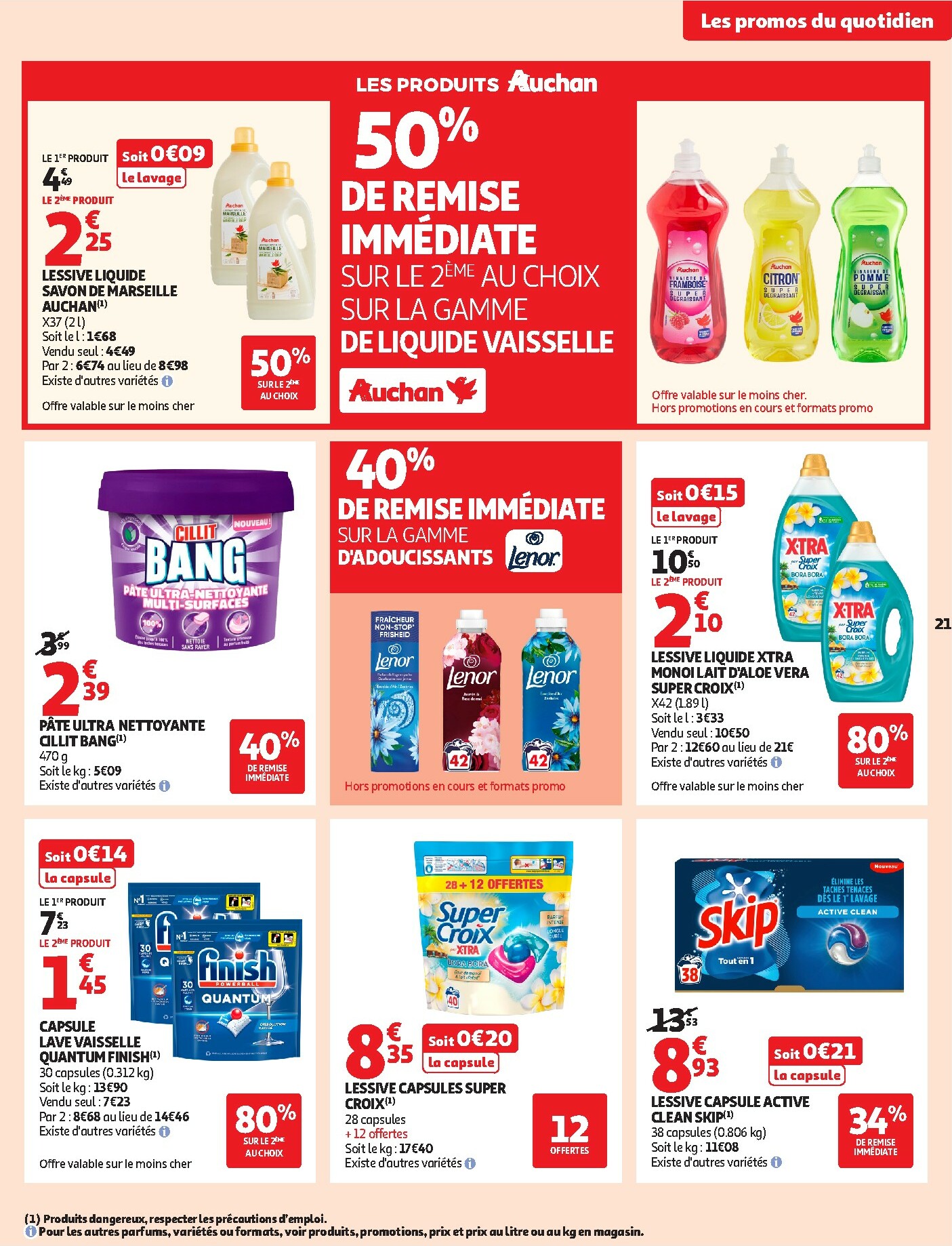 auchan - De Auchan - Offres du moment hypers folder geldig vanaf 03/02/2026 t/m 15/02/2026 - page: 21