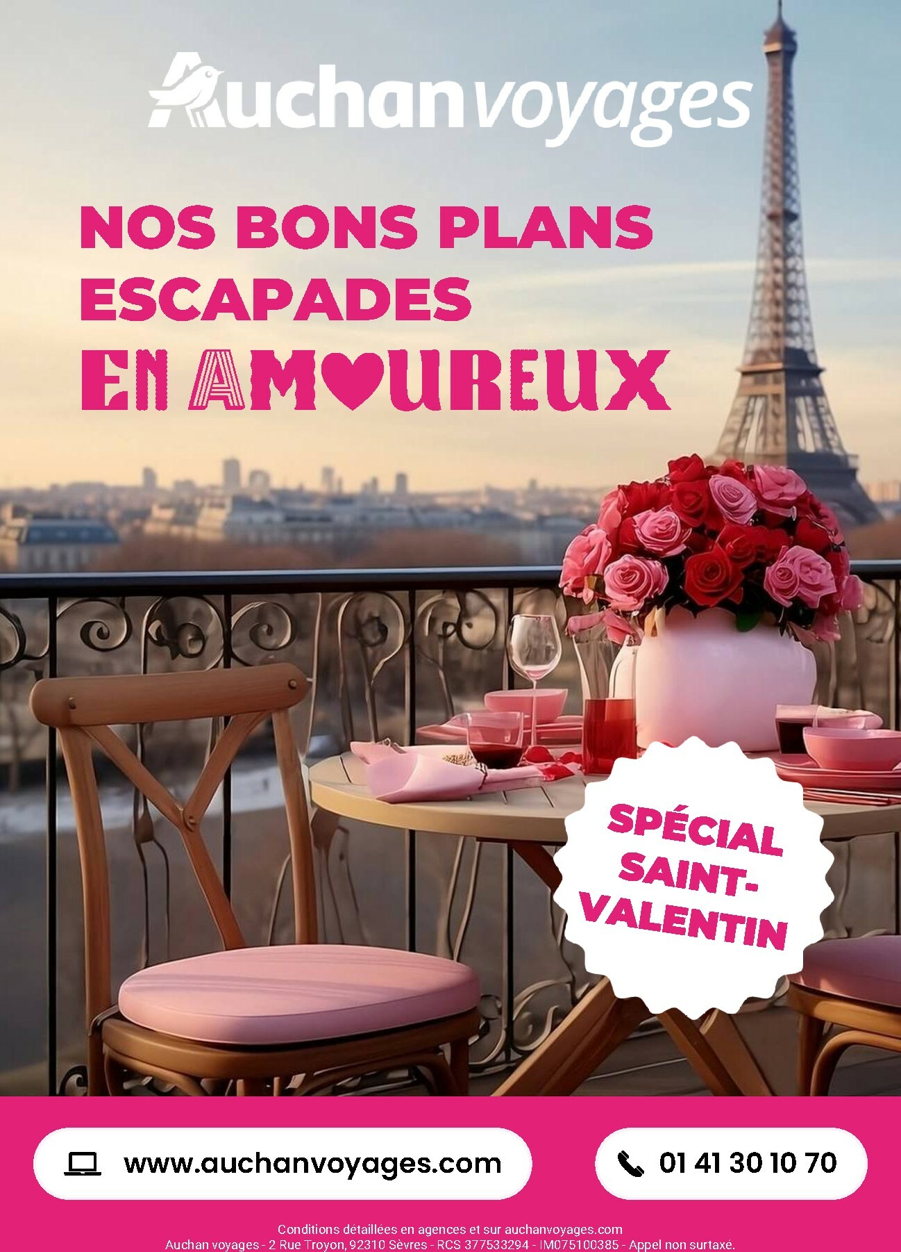 auchan - De Auchan - Séjours St-Valentin folder geldig vanaf 01/02/2026 t/m 28/02/2026