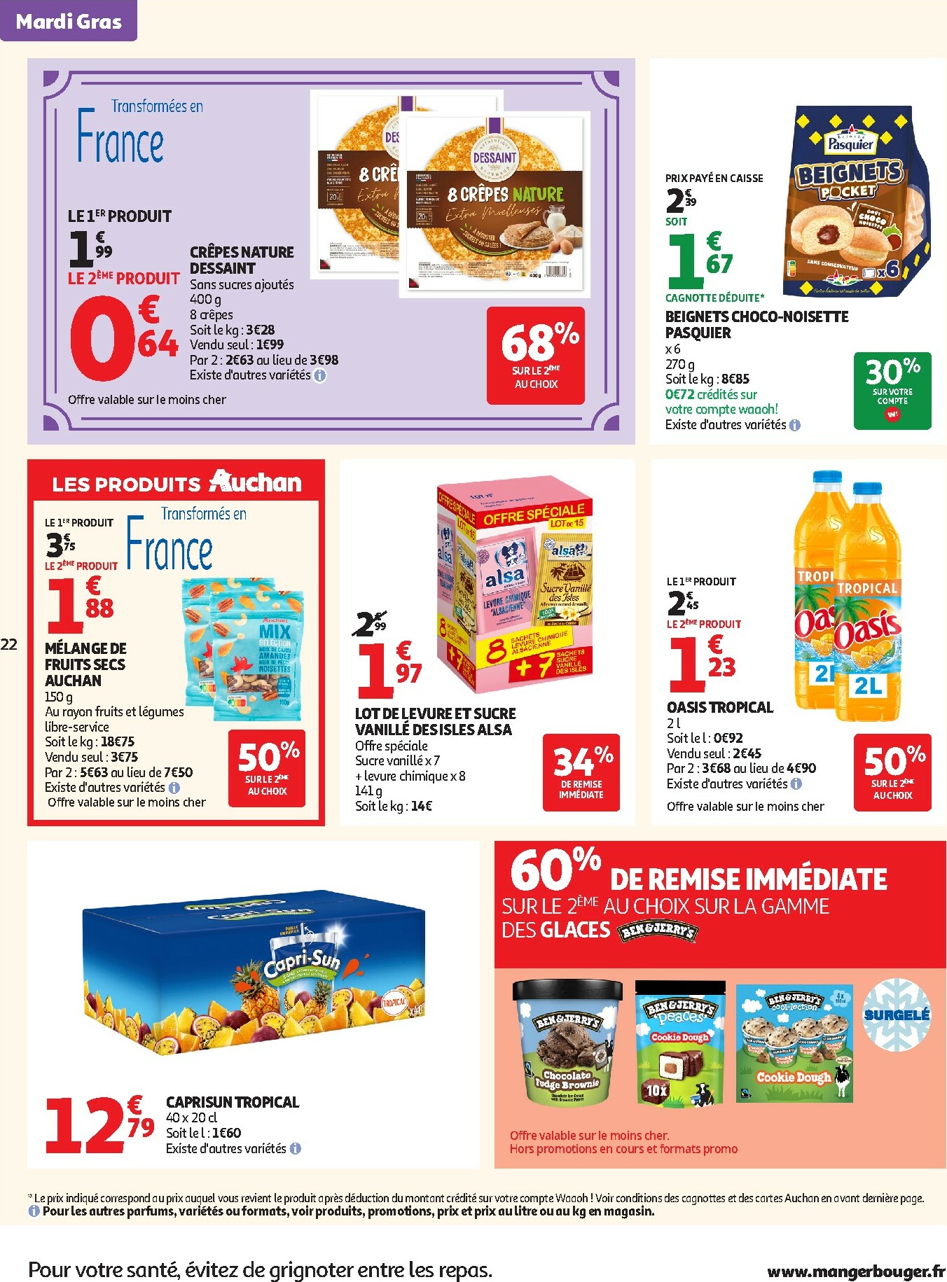 auchan - De Auchan Supermarché - Tops produits super folder geldig vanaf 10/02/2026 t/m 21/02/2026 - page: 22