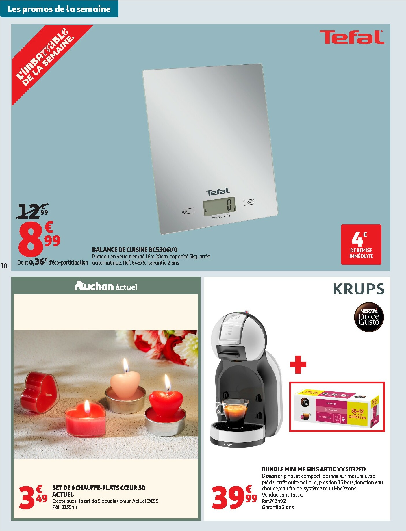 auchan - De Auchan Supermarché - Tops produits super folder geldig vanaf 10/02/2026 t/m 21/02/2026 - page: 30