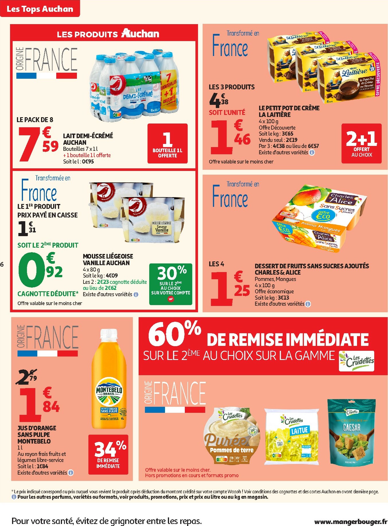 auchan - De Auchan Supermarché - Tops produits super folder geldig vanaf 10/02/2026 t/m 21/02/2026 - page: 6