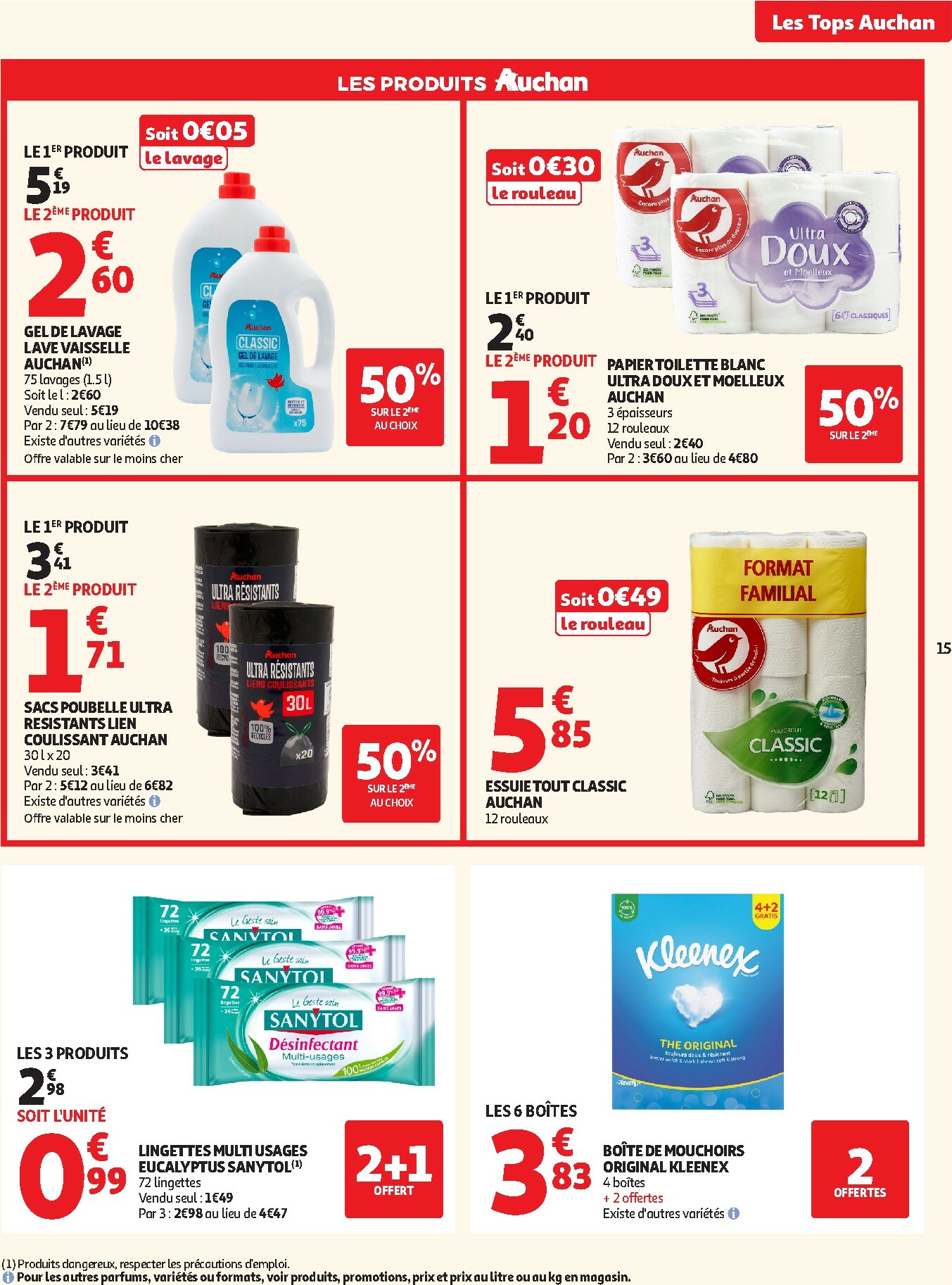 auchan - De Auchan Supermarché - Tops produits super folder geldig vanaf 10/02/2026 t/m 21/02/2026 - page: 15