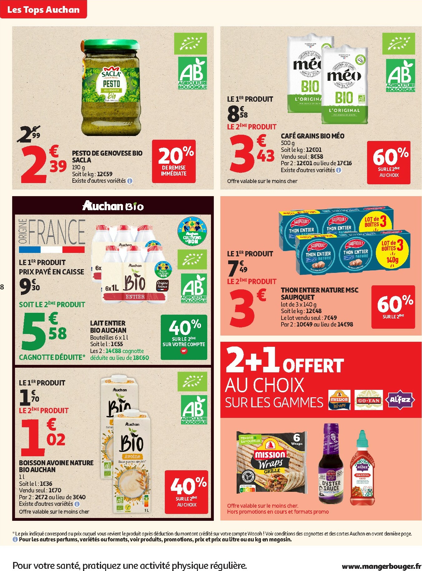 auchan - De Auchan Supermarché - Tops produits super folder geldig vanaf 10/02/2026 t/m 21/02/2026 - page: 8