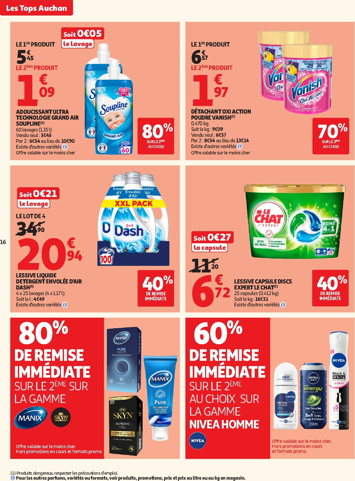 auchan - De Auchan Supermarché - Tops produits super folder geldig vanaf 10/02/2026 t/m 21/02/2026 - page: 16
