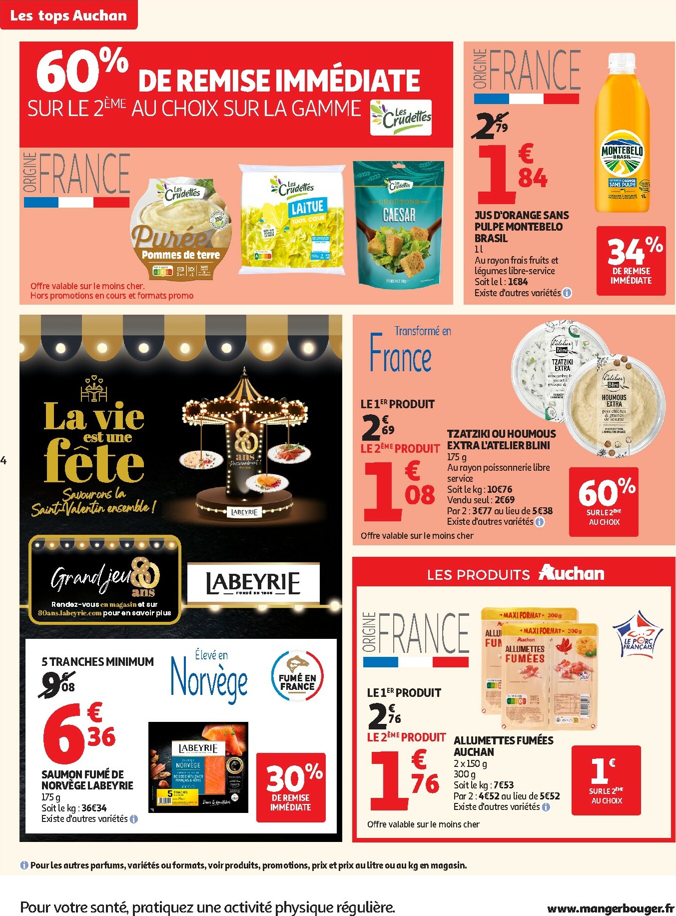 auchan - De Auchan - Tops produits, top prix folder geldig vanaf 10/02/2026 t/m 22/02/2026 - page: 4
