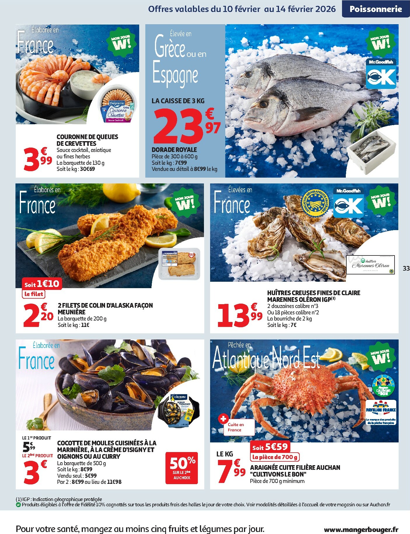 auchan - De Auchan - Tops produits, top prix folder geldig vanaf 10/02/2026 t/m 22/02/2026 - page: 33