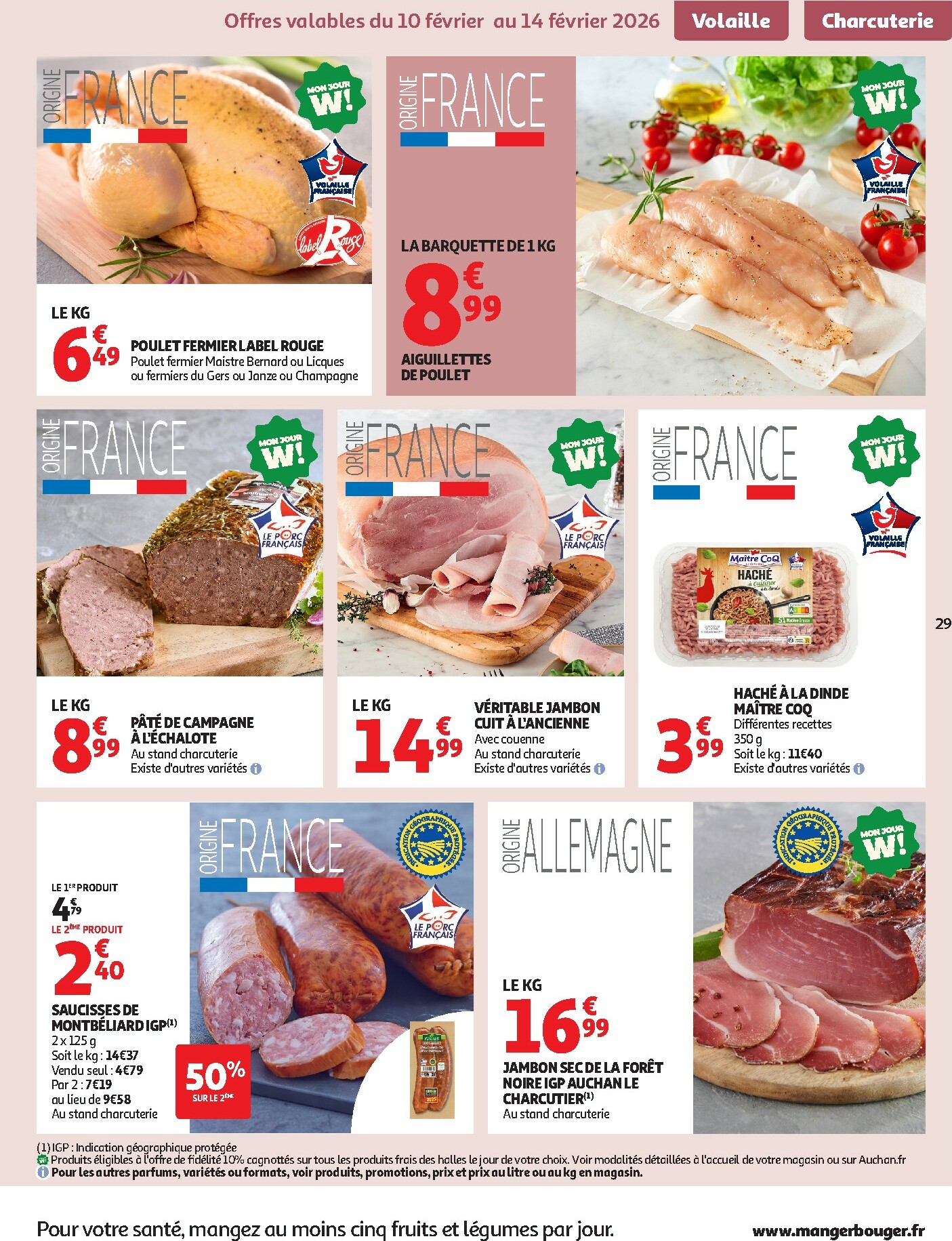 auchan - De Auchan - Tops produits, top prix folder geldig vanaf 10/02/2026 t/m 22/02/2026 - page: 29