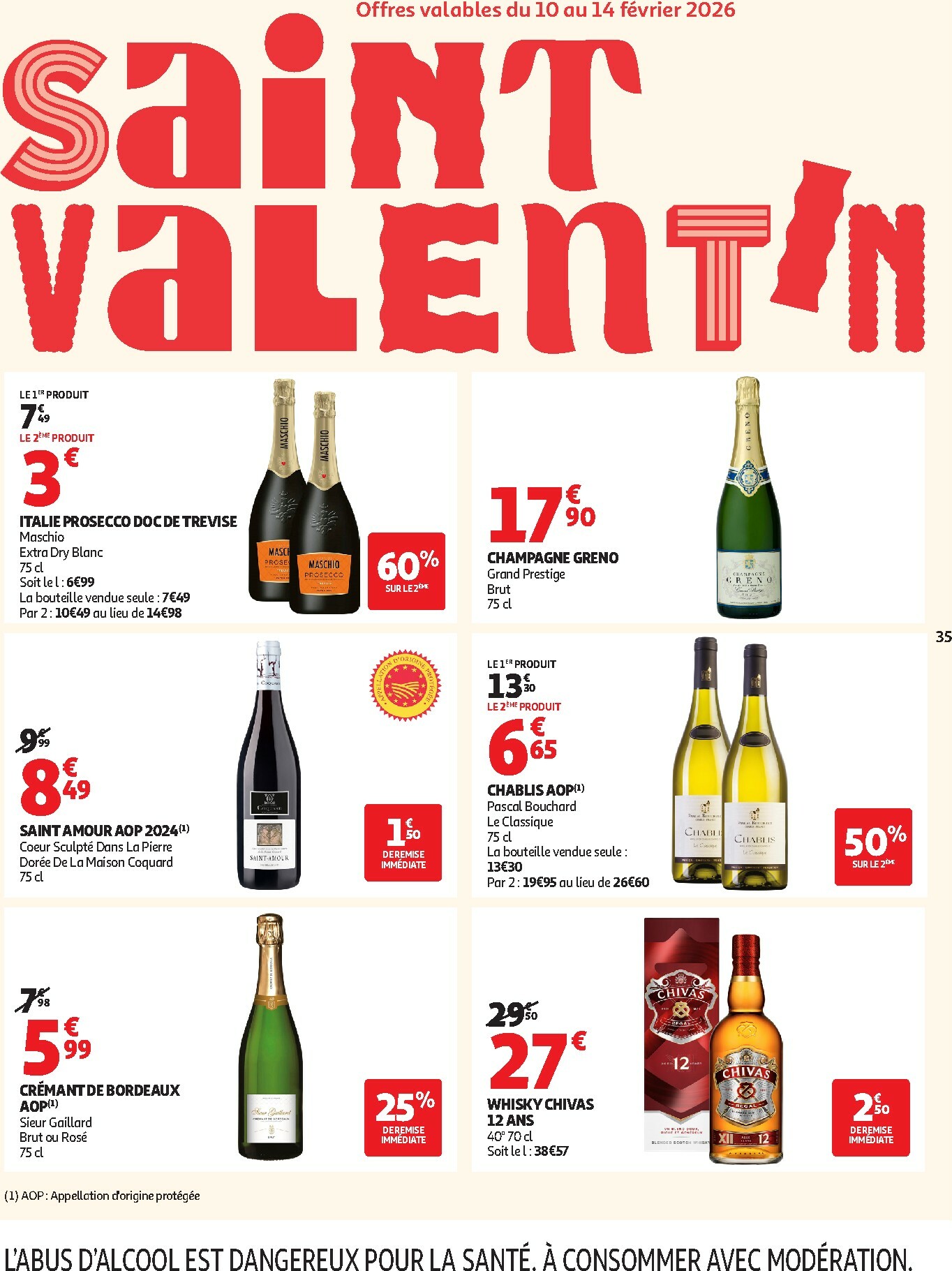 auchan - De Auchan - Tops produits, top prix folder geldig vanaf 10/02/2026 t/m 22/02/2026 - page: 35