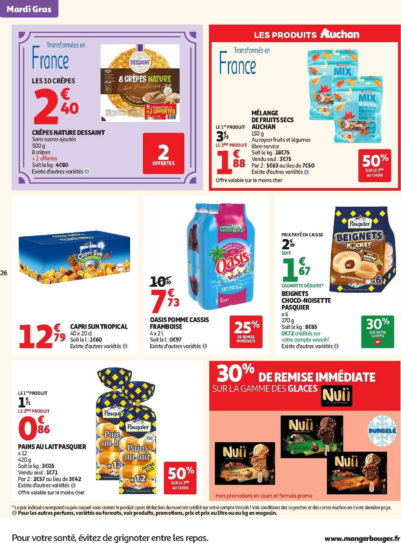 auchan - De Auchan - Tops produits, top prix folder geldig vanaf 10/02/2026 t/m 22/02/2026 - page: 26