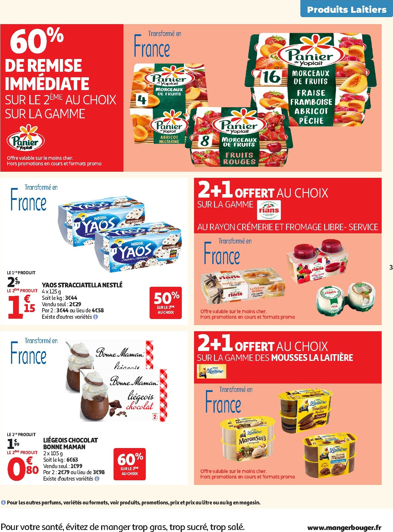 auchan - De Auchan - Produits laitiers folder geldig vanaf 17/02/2026 t/m 01/03/2026 - page: 3