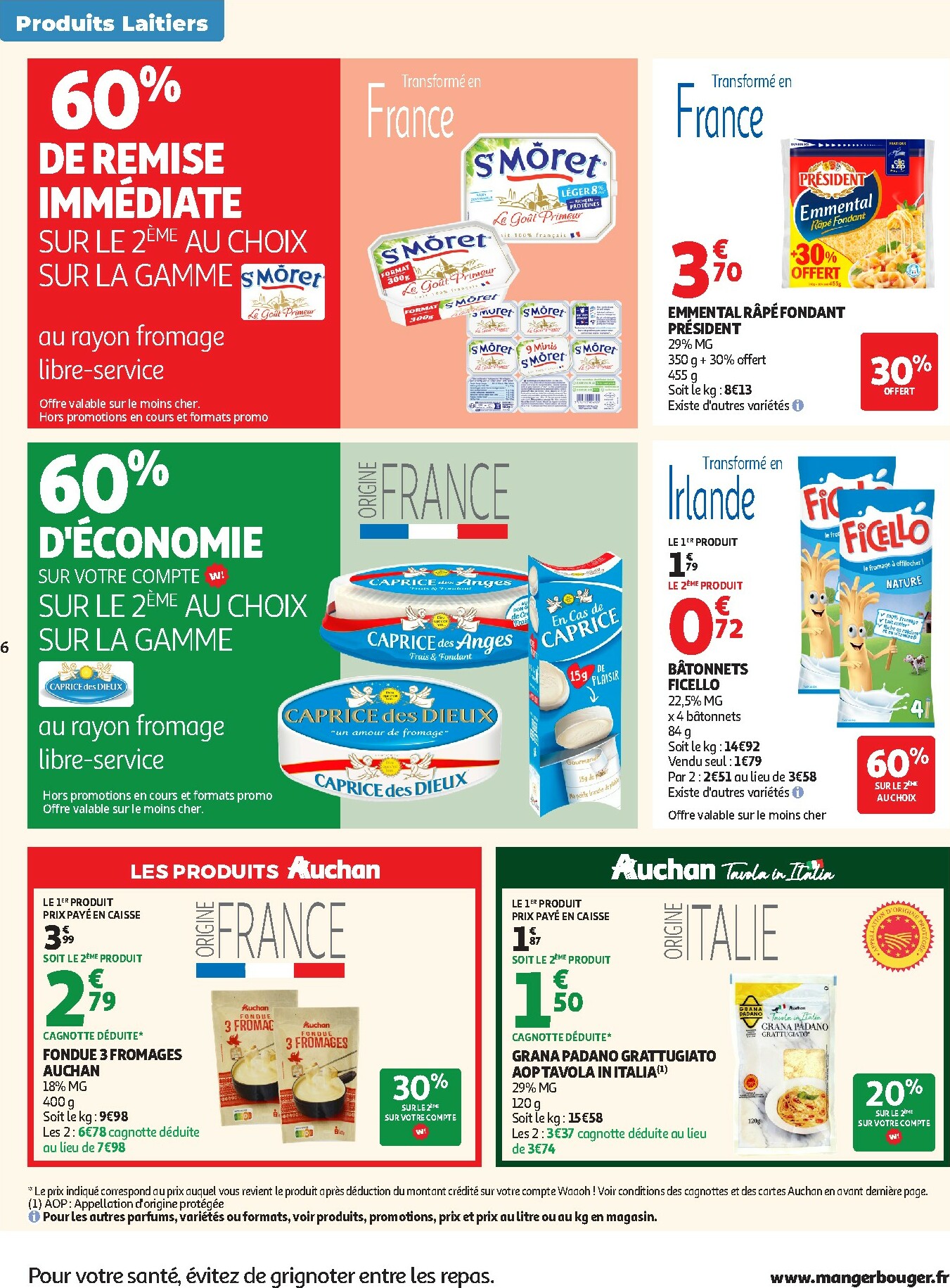 auchan - De Auchan - Produits laitiers folder geldig vanaf 17/02/2026 t/m 01/03/2026 - page: 6