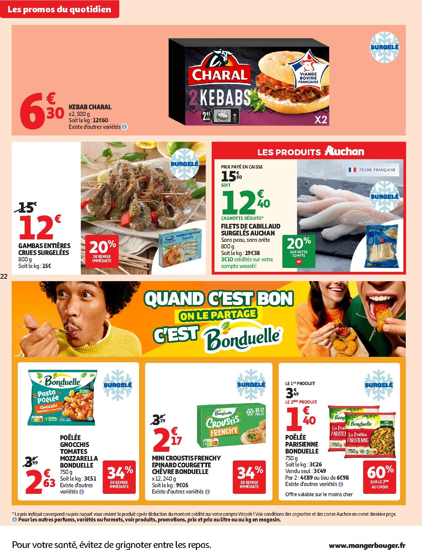 auchan - De Auchan - Produits laitiers folder geldig vanaf 17/02/2026 t/m 01/03/2026 - page: 22