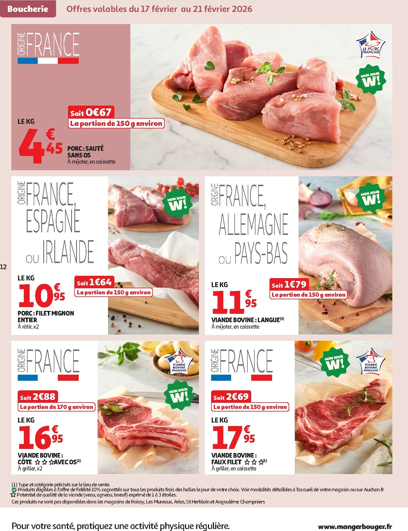 auchan - De Auchan - Produits laitiers folder geldig vanaf 17/02/2026 t/m 01/03/2026 - page: 12