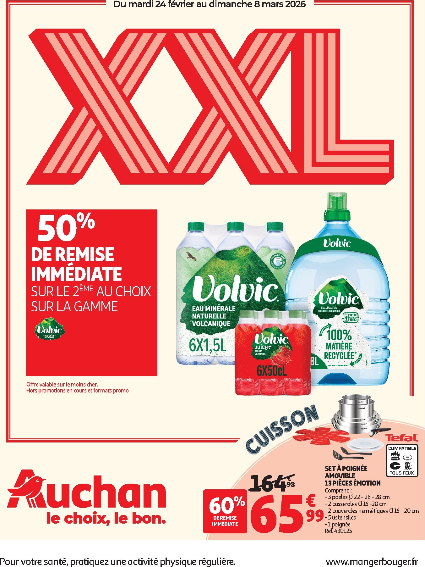 auchan - De Auchan - Promos XXL folder geldig vanaf 24/02/2026 t/m 08/03/2026