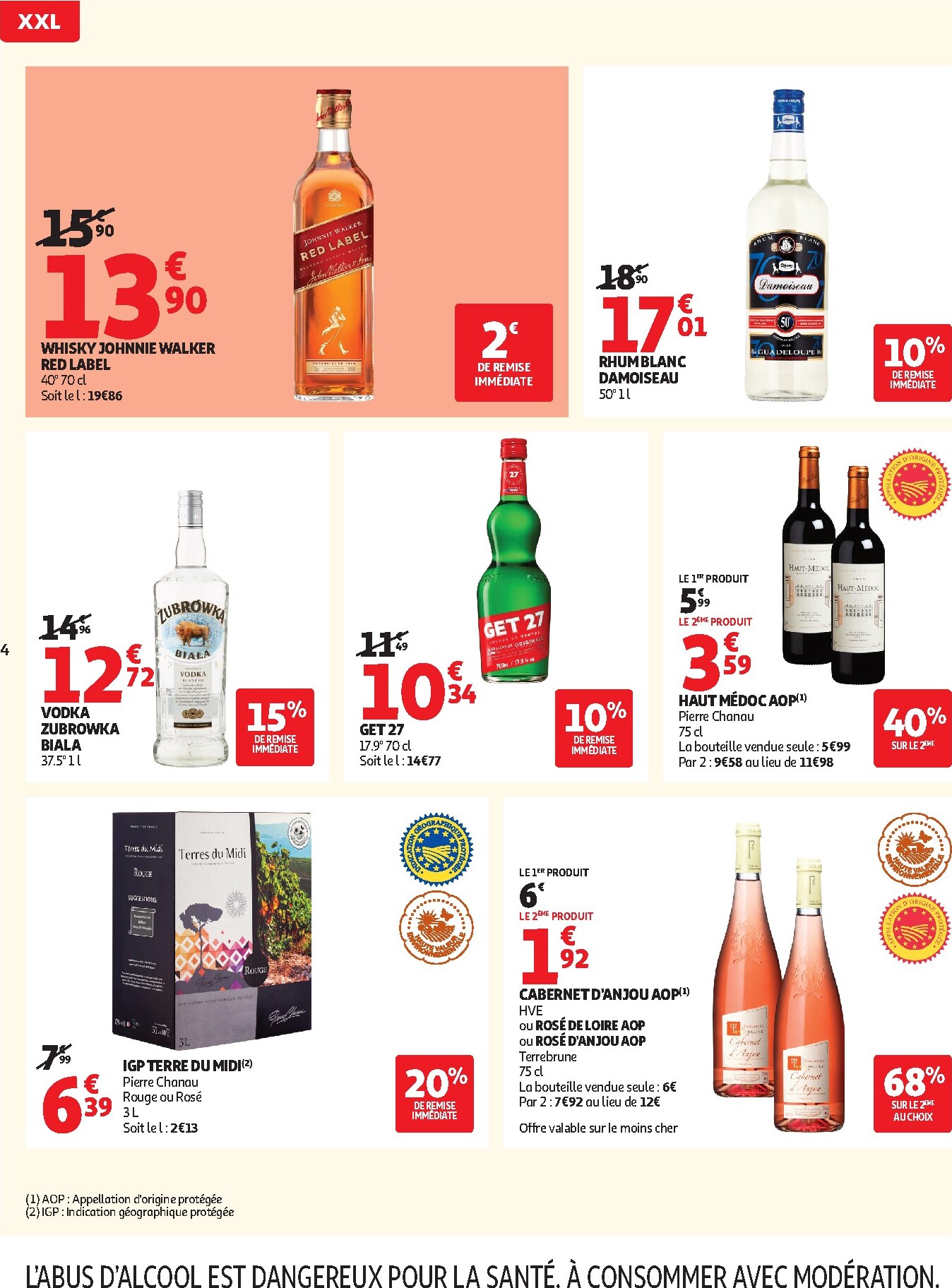 auchan - De Auchan Supermarché - Promos XXL folder geldig vanaf 24/02/2026 t/m 07/03/2026 - page: 4