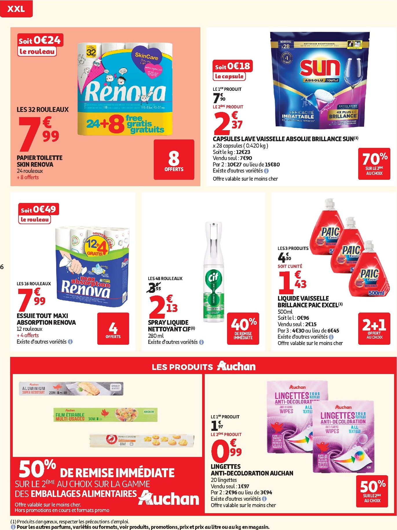 auchan - De Auchan Supermarché - Promos XXL folder geldig vanaf 24/02/2026 t/m 07/03/2026 - page: 6