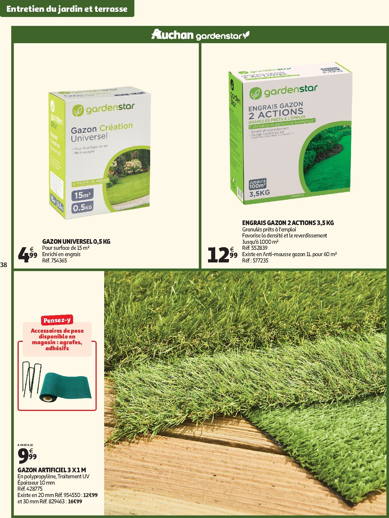 auchan - De Auchan - Jardinage, meubles jardin folder geldig vanaf 03/03/2026 t/m 14/06/2026 - page: 38
