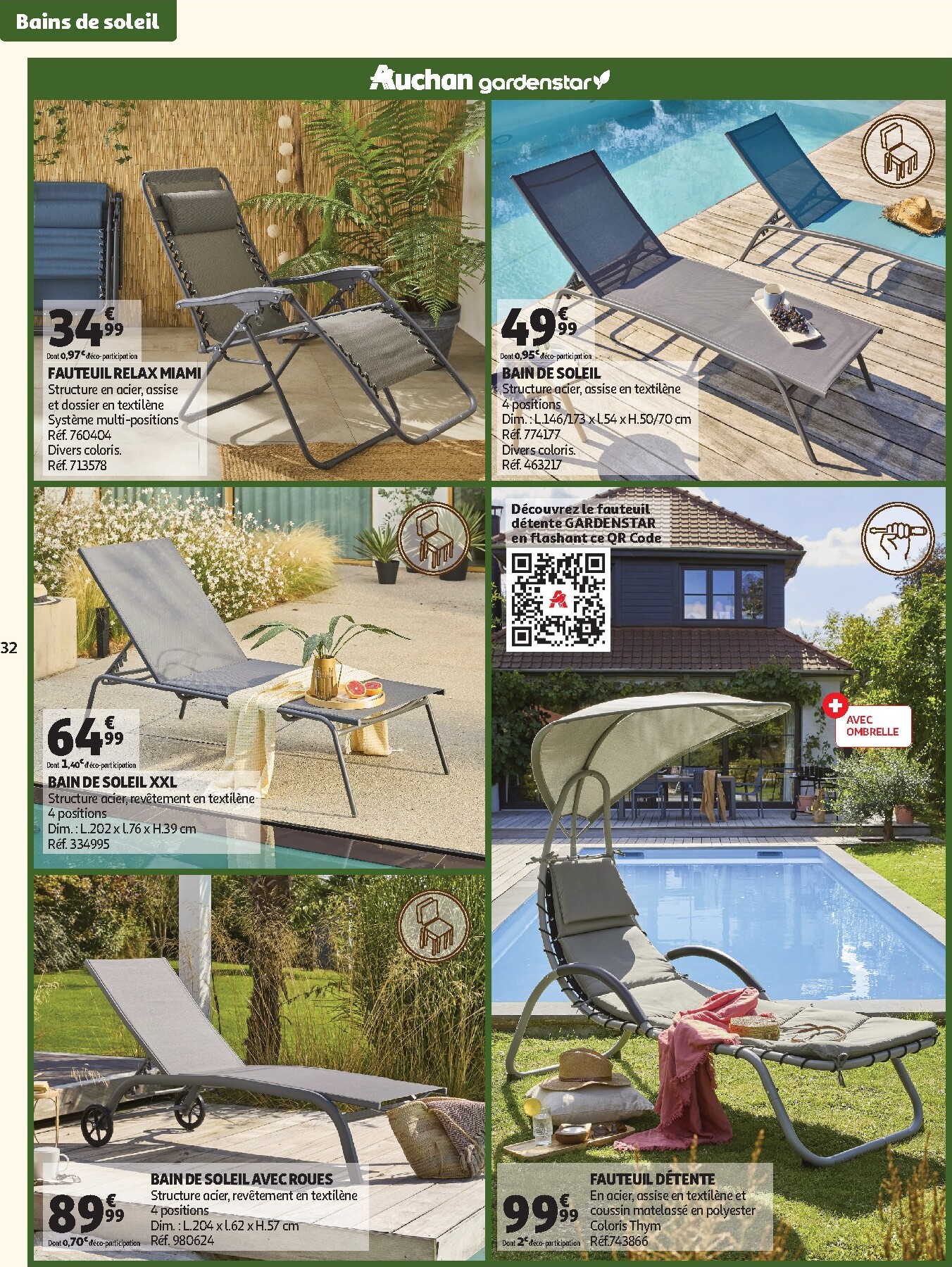 auchan - De Auchan - Jardinage, meubles jardin folder geldig vanaf 03/03/2026 t/m 14/06/2026 - page: 32