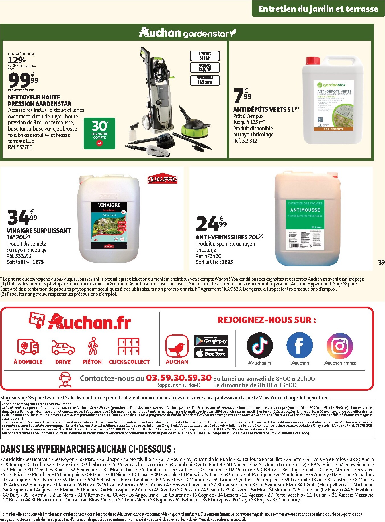 auchan - De Auchan - Jardinage, meubles jardin folder geldig vanaf 03/03/2026 t/m 14/06/2026 - page: 39