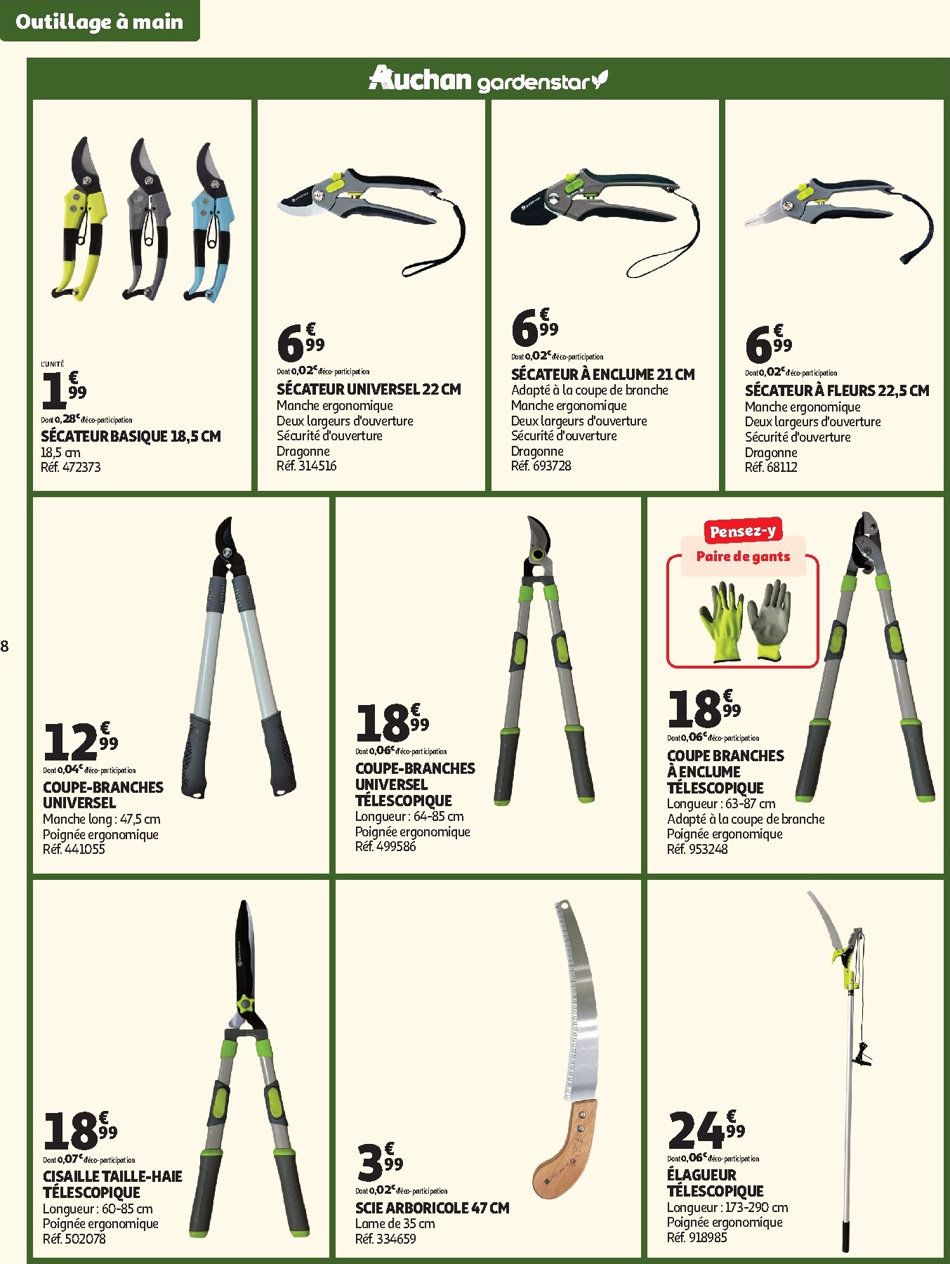 auchan - De Auchan - Jardinage, meubles jardin folder geldig vanaf 03/03/2026 t/m 14/06/2026 - page: 8